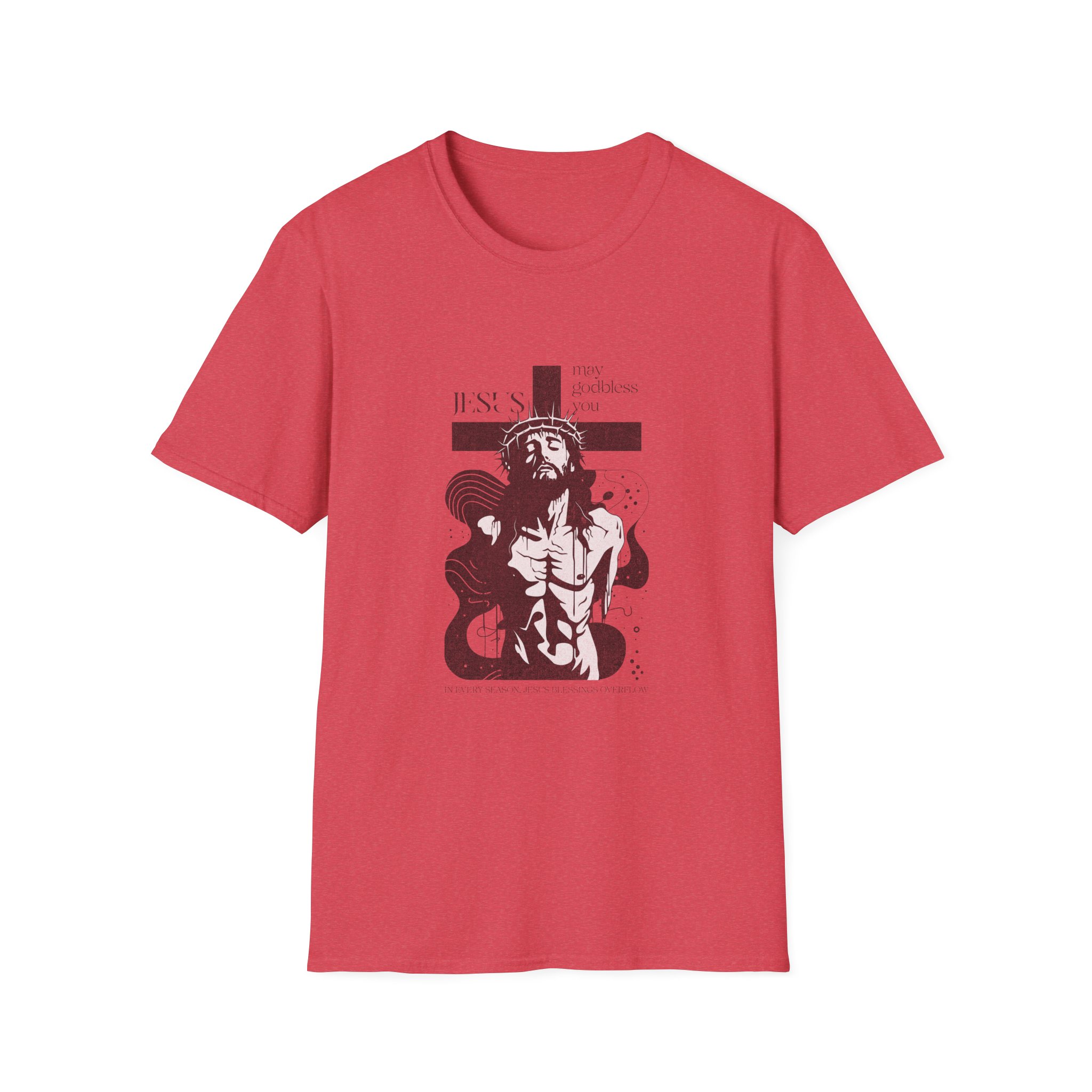 Stylized Jesus Cross Illustration (Religious Christian Tee) - Image 25