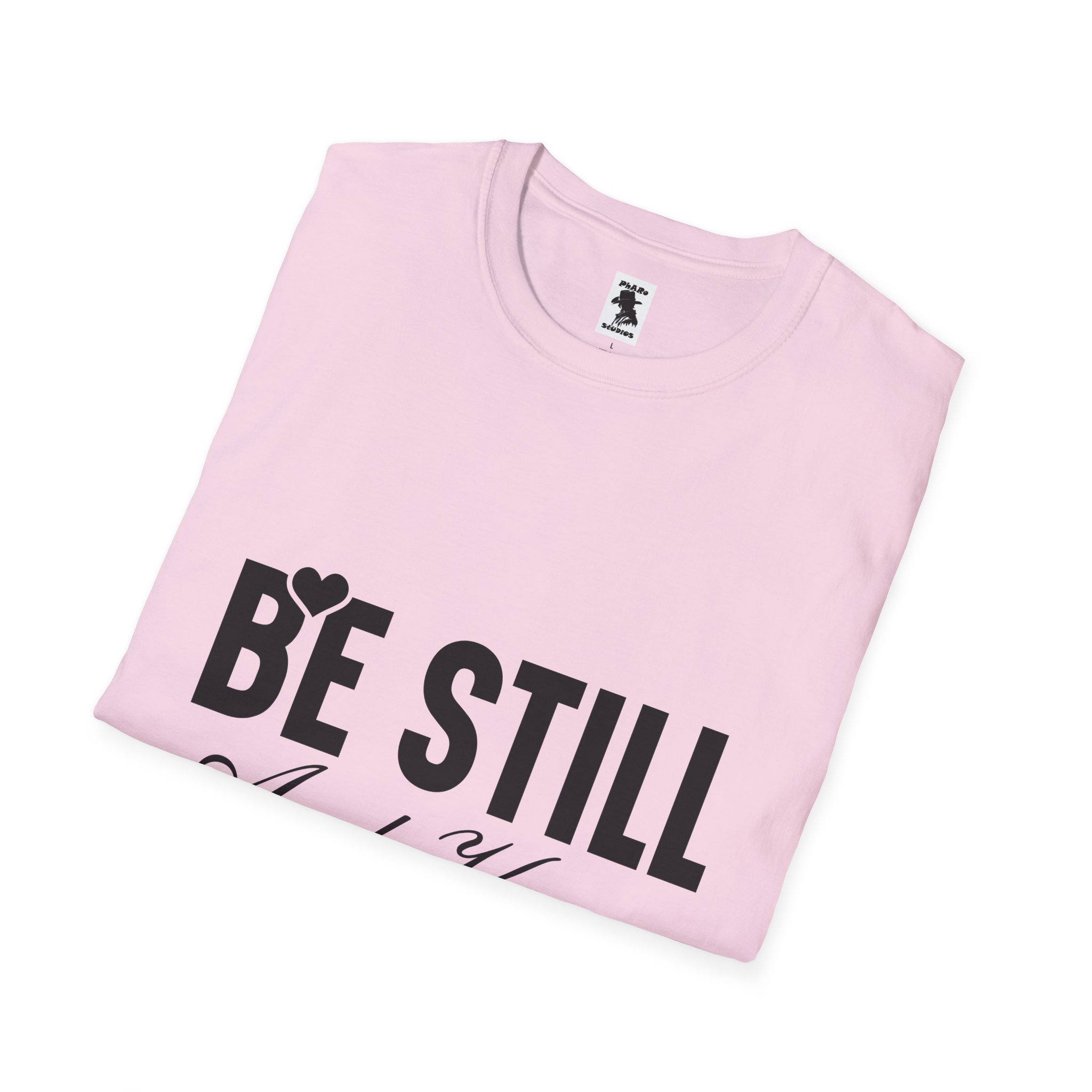 Be Still and Know Unisex Softstyle T-Shirt - Inspirational Christian Apparel - Image 48