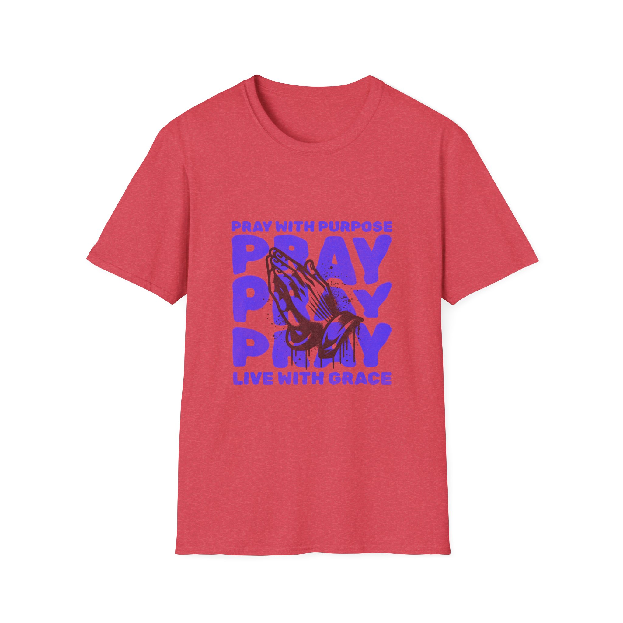 "Pray with Purpose, Live with Grace" Unisex Tee - Image 25