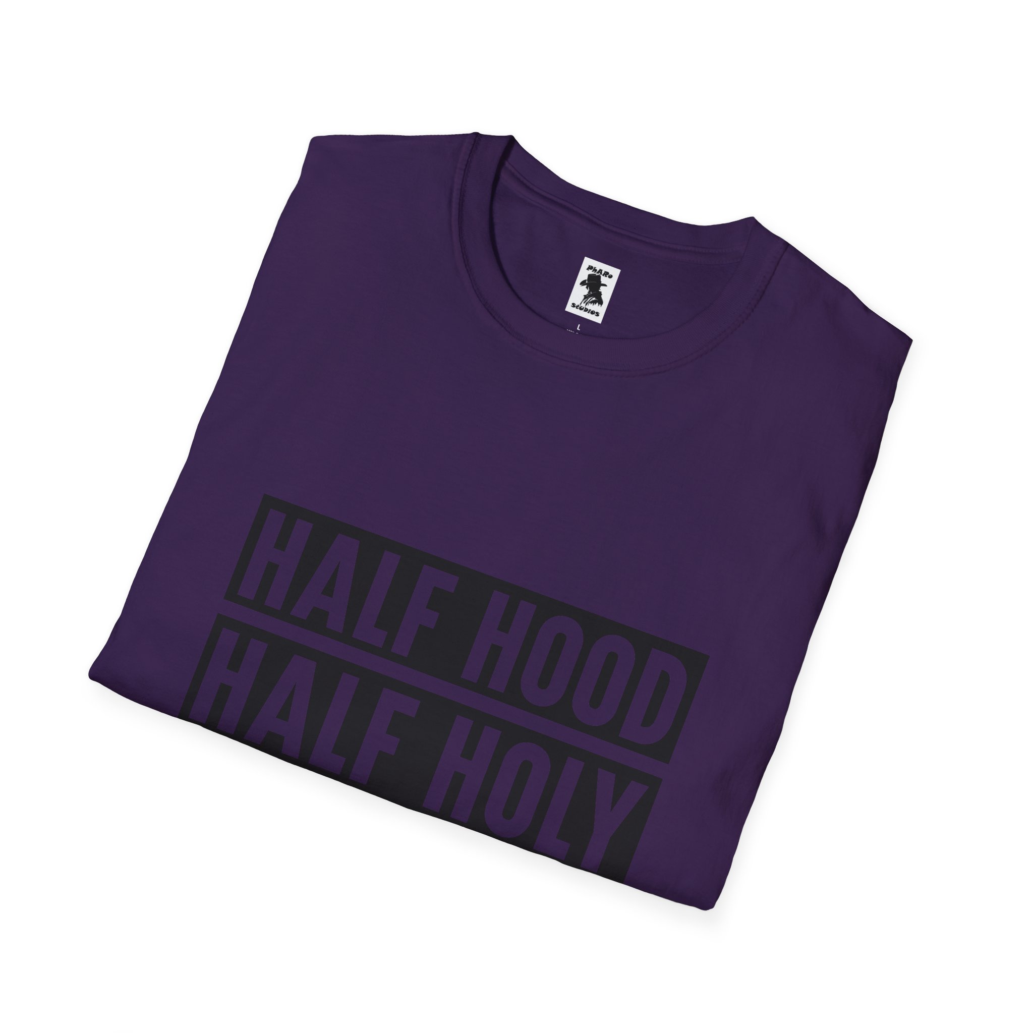Half Hood Half Holy Unisex Softstyle T-Shirt - Pray with Me Graphic Tee - Image 36