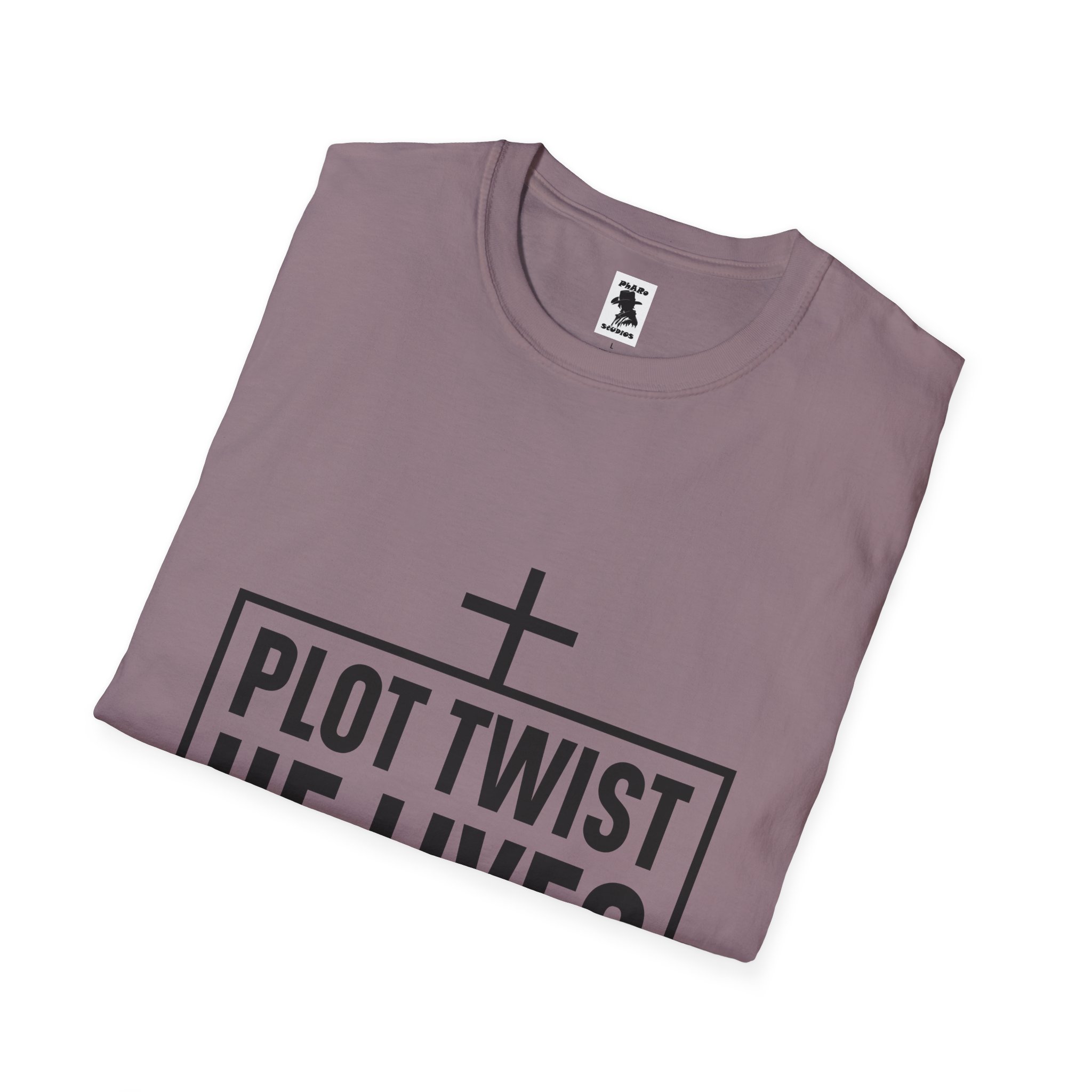 Unisex Softstyle T-Shirt - 'Plot Twist He Lives' Inspirational Faith Shirt - Image 44