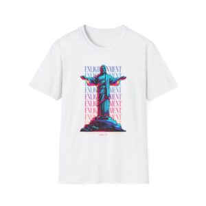 'Enlightenment' Neon Retro Graphic Tee