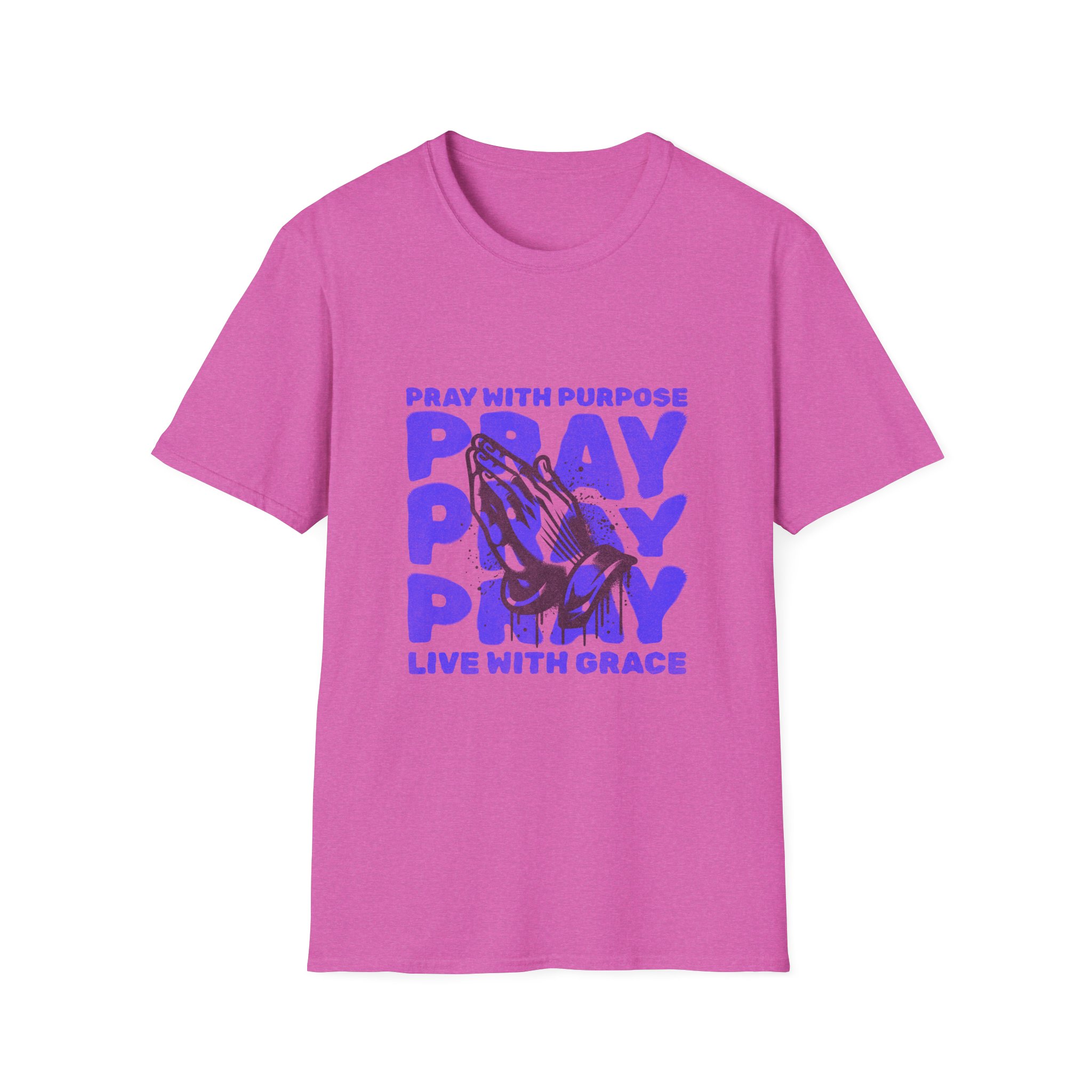 "Pray with Purpose, Live with Grace" Unisex Tee - Image 23