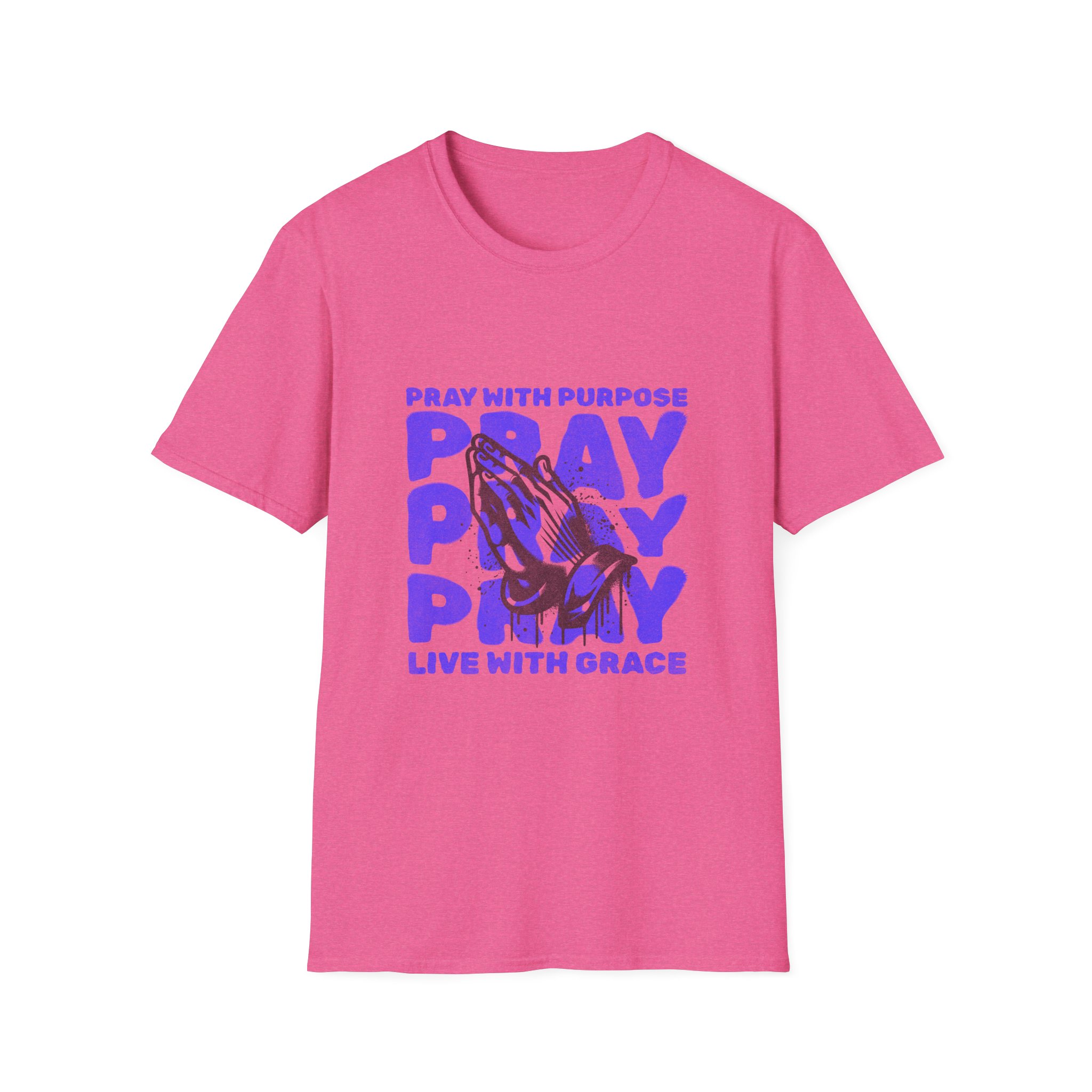 "Pray with Purpose, Live with Grace" Unisex Tee - Image 21