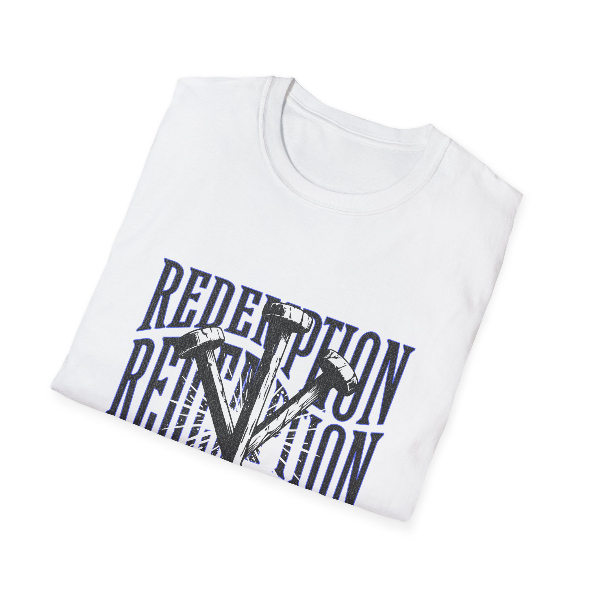 Redemption Cross T-Shirt — Christian Faith Graphic Tee - Image 4