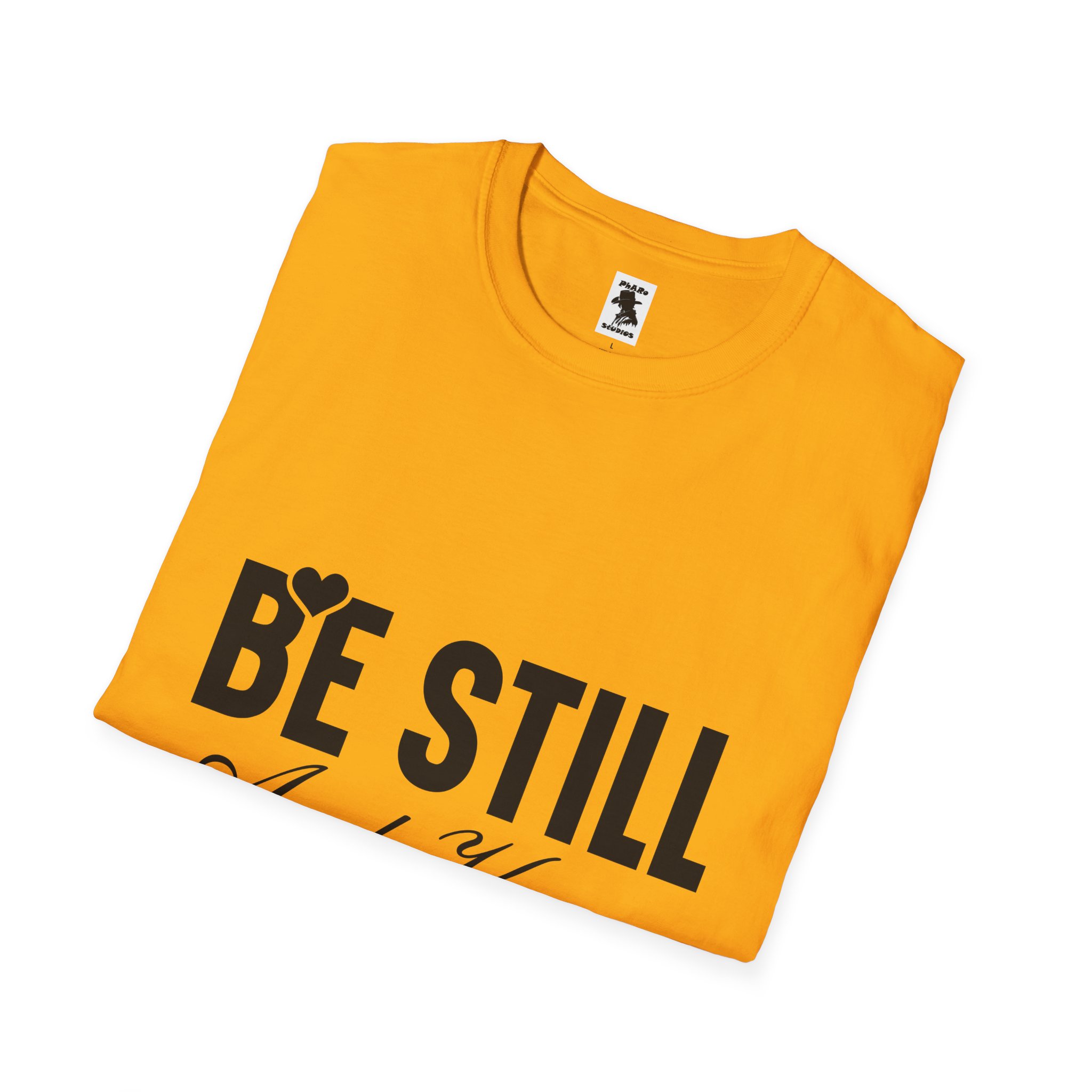 Be Still and Know Unisex Softstyle T-Shirt - Inspirational Christian Apparel - Image 24