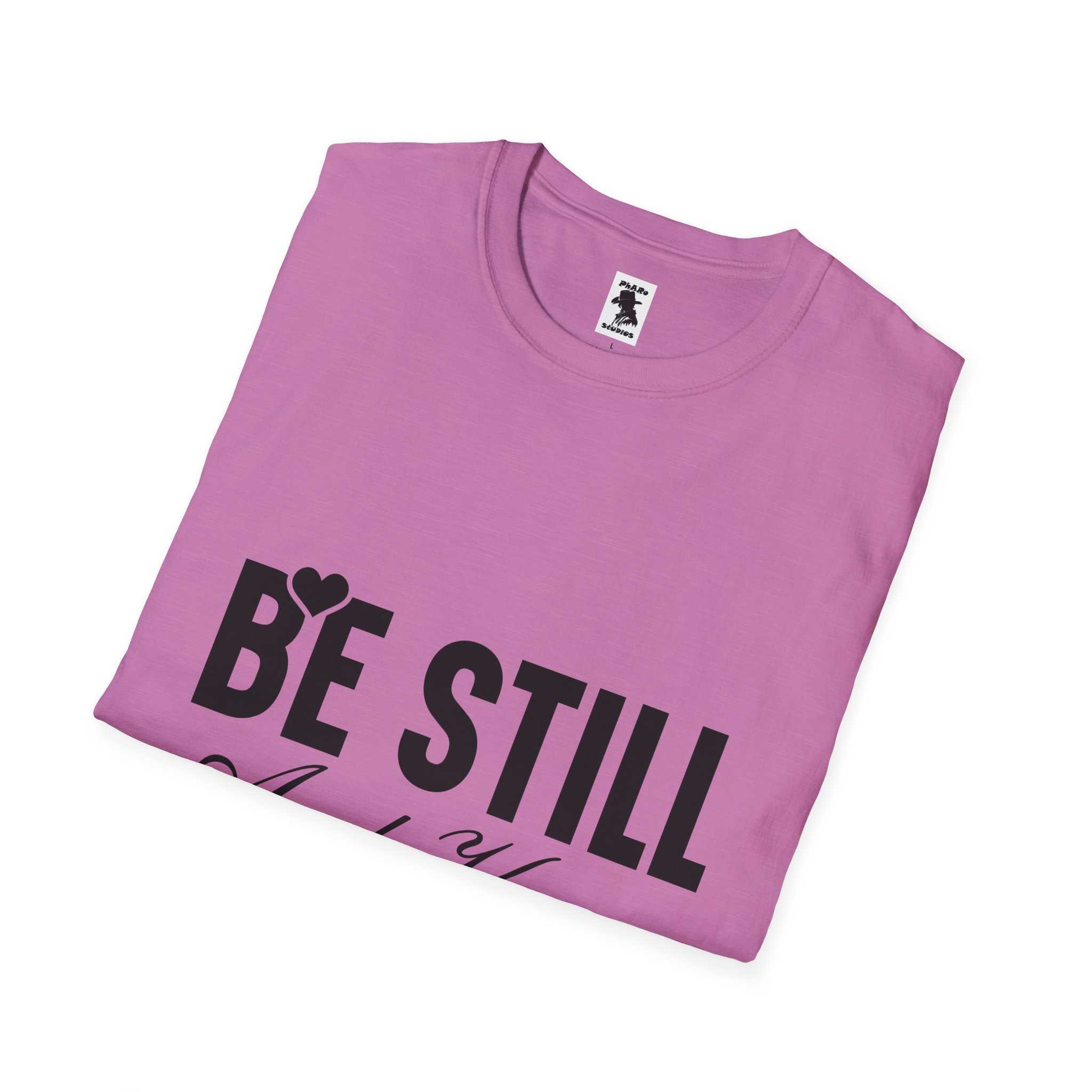 Be Still and Know Unisex Softstyle T-Shirt - Inspirational Christian Apparel - Image 40