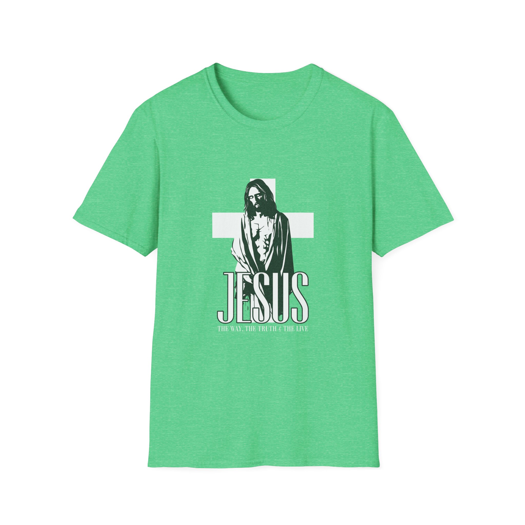 Jesus Cross Graphic T-Shirt — Faith-Based Christian Tee - Image 7