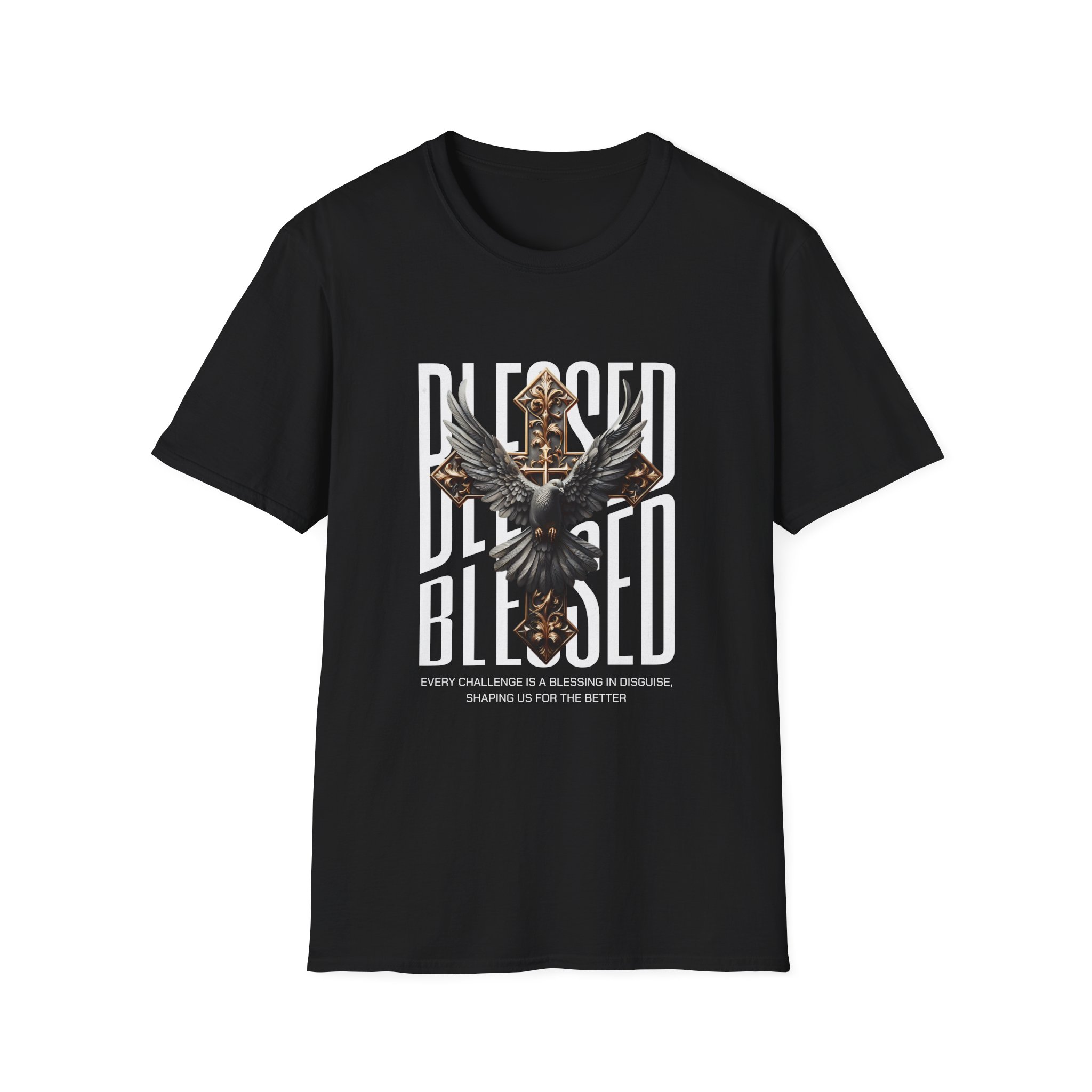 Blessed - Unisex Softstyle T-Shirt - Image 3