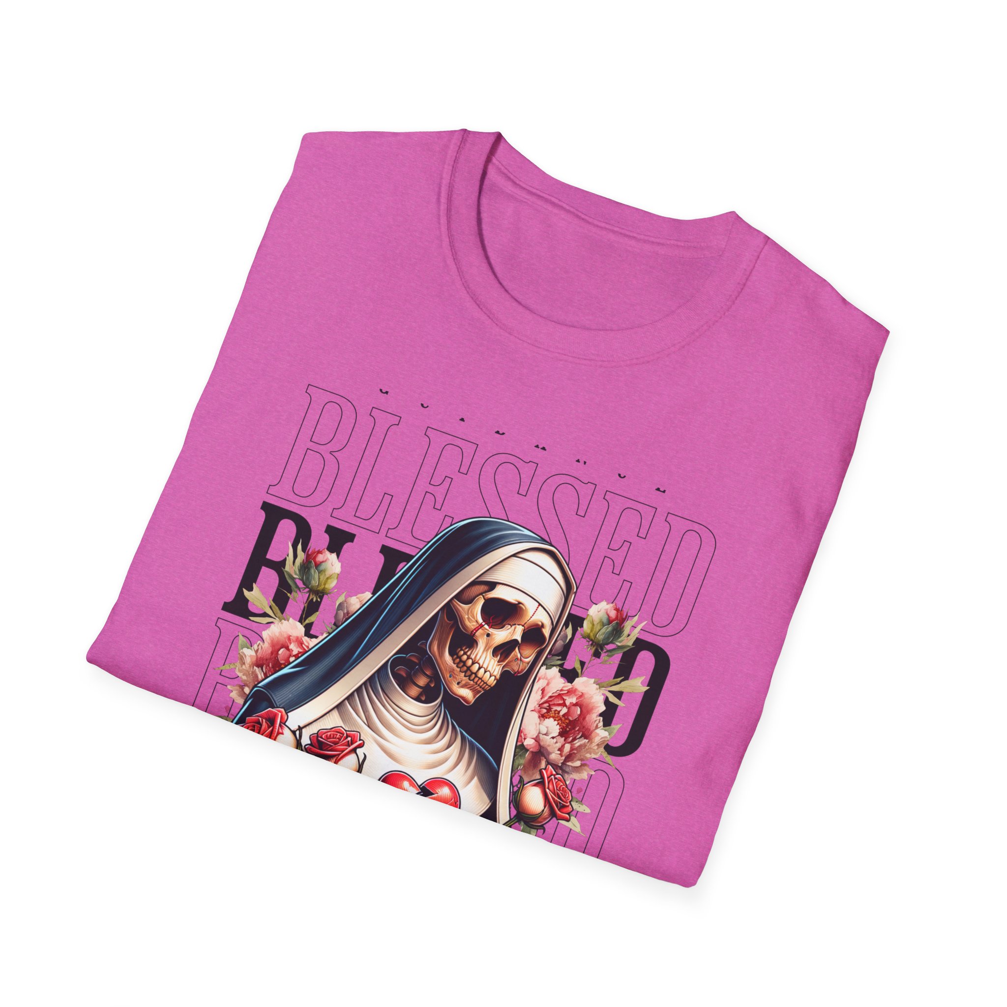 Blessed Nun T-Shirt — "Overflowing Blessings" Graphic Tee - Image 22