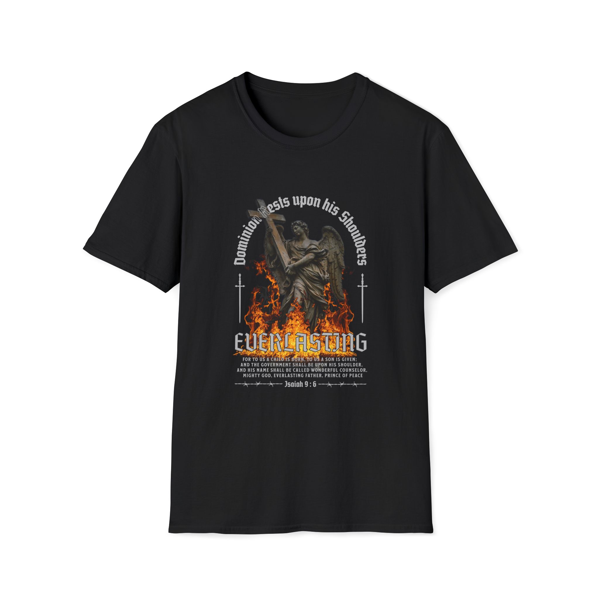 "Dominion Rests Upon HIS Shoulders" Vintage T-shirt