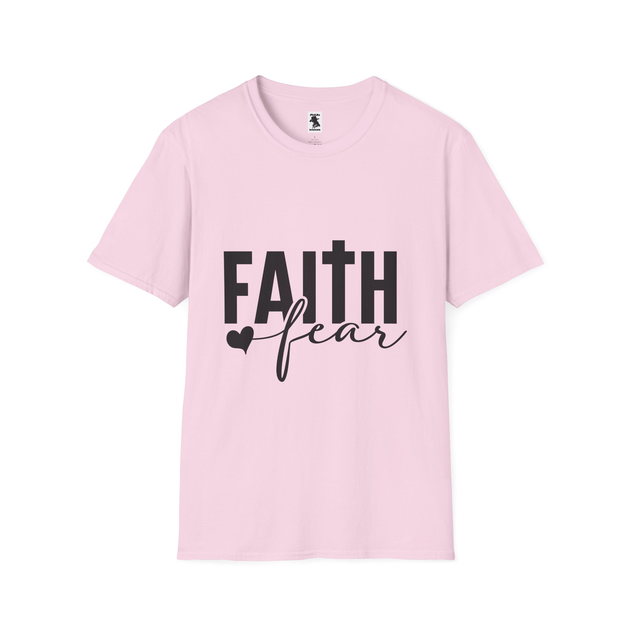 Faith Over Fear Unisex Softstyle T-Shirt - Image 33