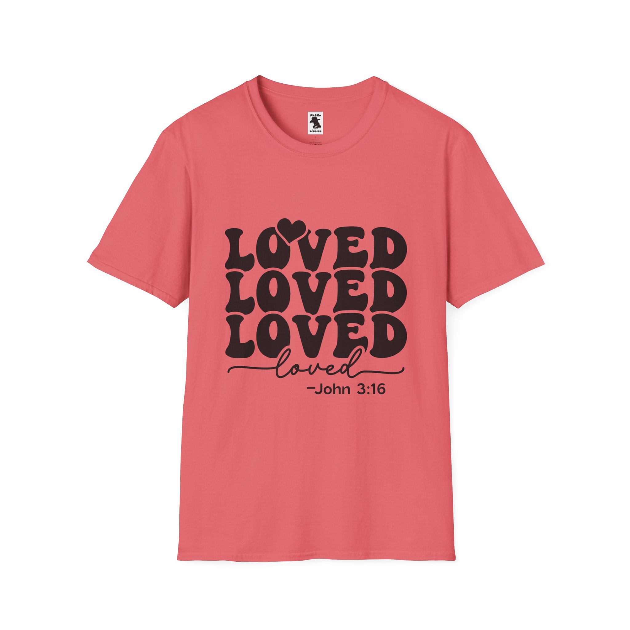 Loved Unisex Softstyle T-Shirt - Inspirational Faith Apparel - Perfect for Gifts and Celebrations - Image 13