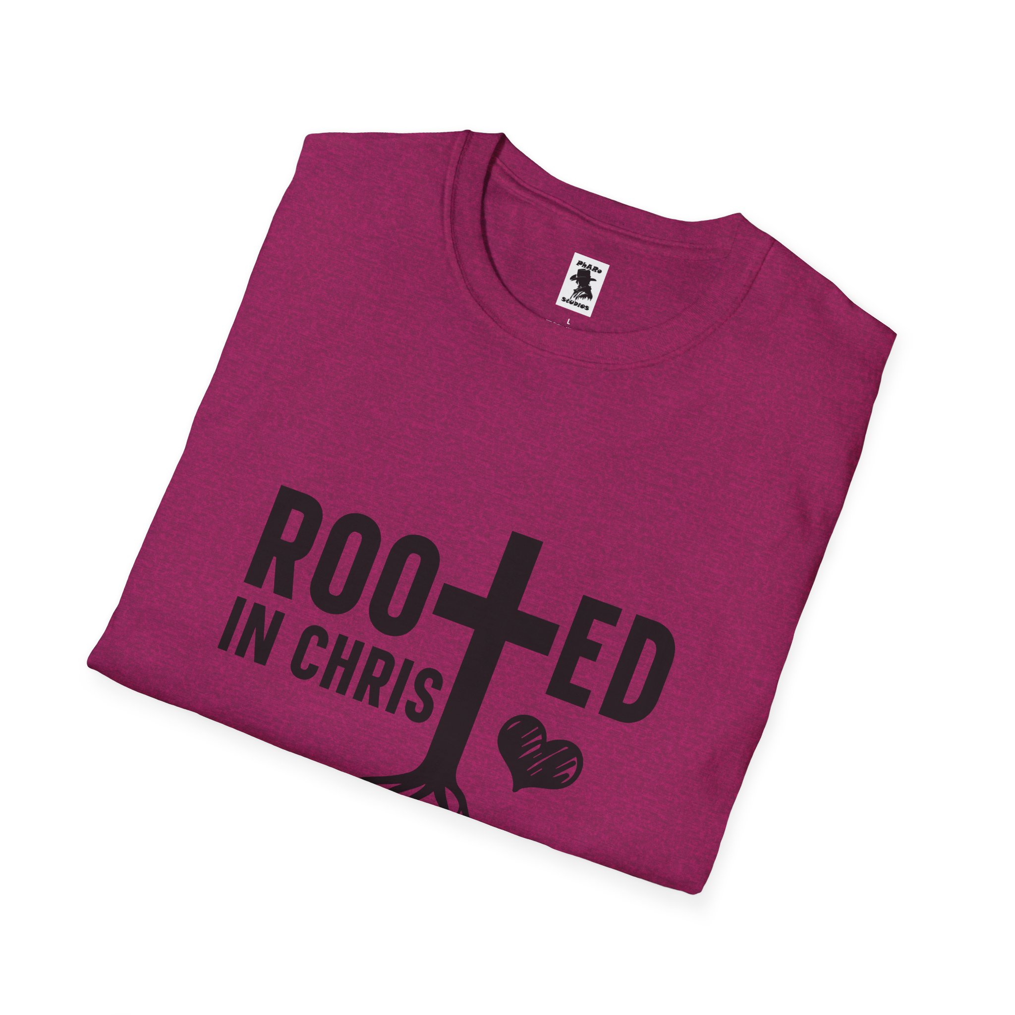 Rooted in Christ Unisex Softstyle T-Shirt - Image 20