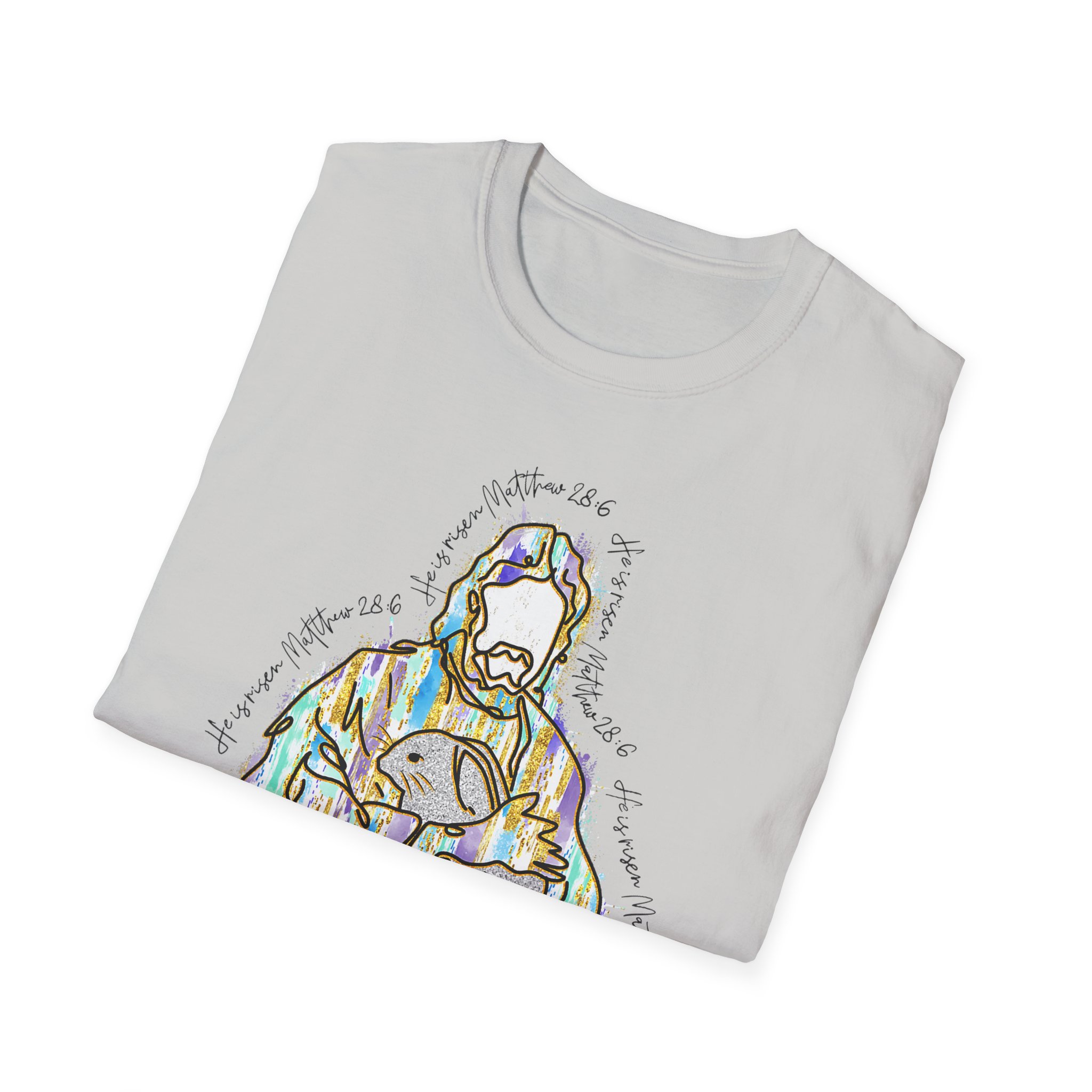 Matthew 28:6 Unisex Tee - Image 6