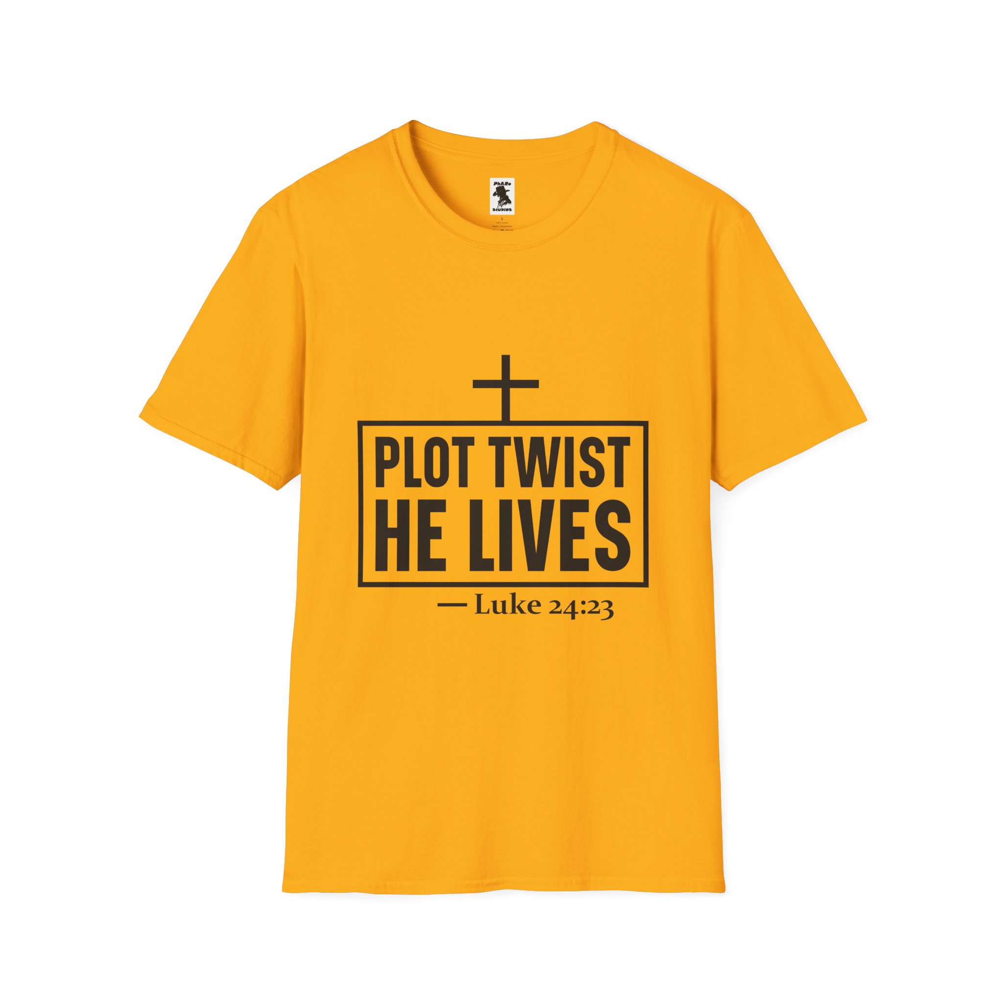 Unisex Softstyle T-Shirt - 'Plot Twist He Lives' Inspirational Faith Shirt - Image 21