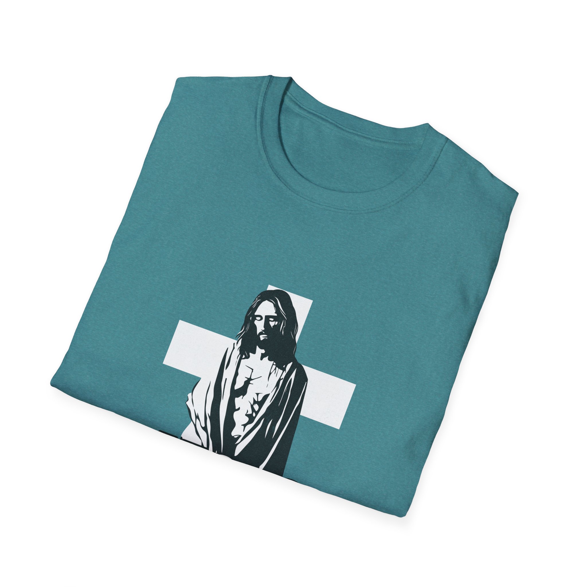 Jesus Cross Graphic T-Shirt — Faith-Based Christian Tee - Image 10