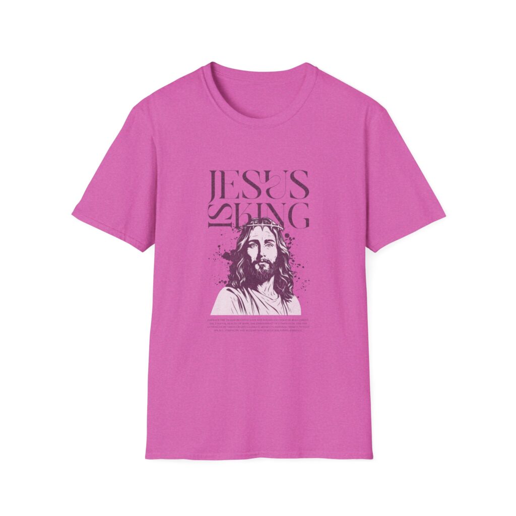 Jesus is King T-Shirt — Christian Faith Graphic Tee