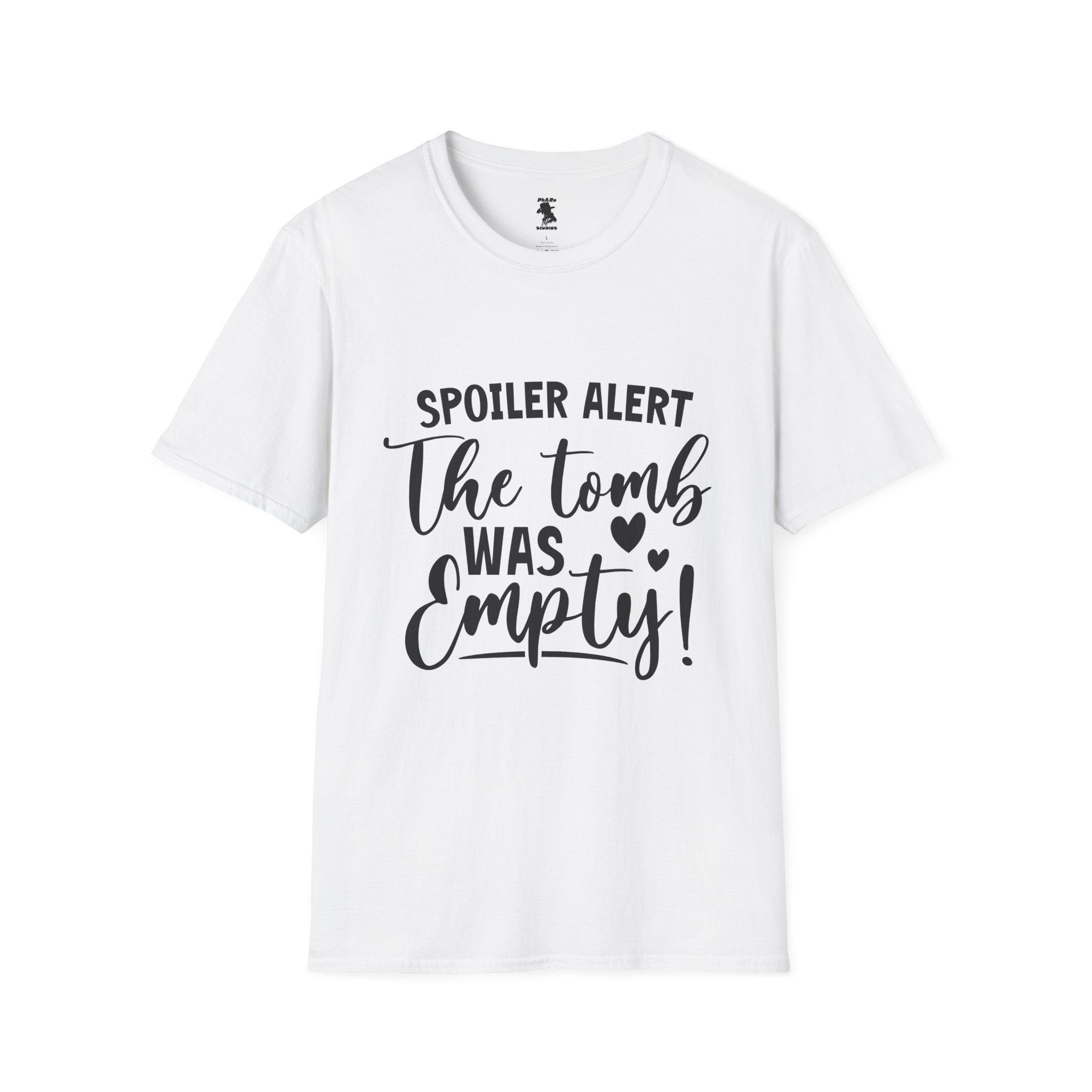 'Spoiler Alert: The Tomb Was Empty' Unisex Softstyle T-Shirt - Perfect for Easter and Celebrations! - Image 5