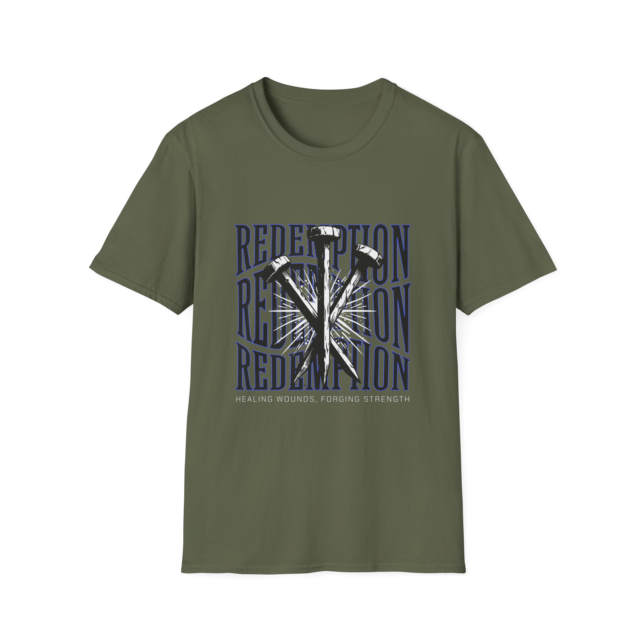 Redemption Cross T-Shirt — Christian Faith Graphic Tee - Image 9