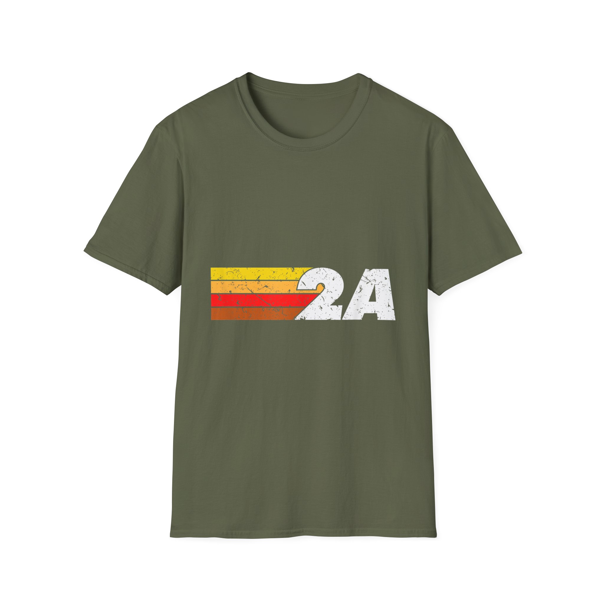 2A Retro Stripes T-Shirt — Vintage 2A Gun Rights Tee - Image 9