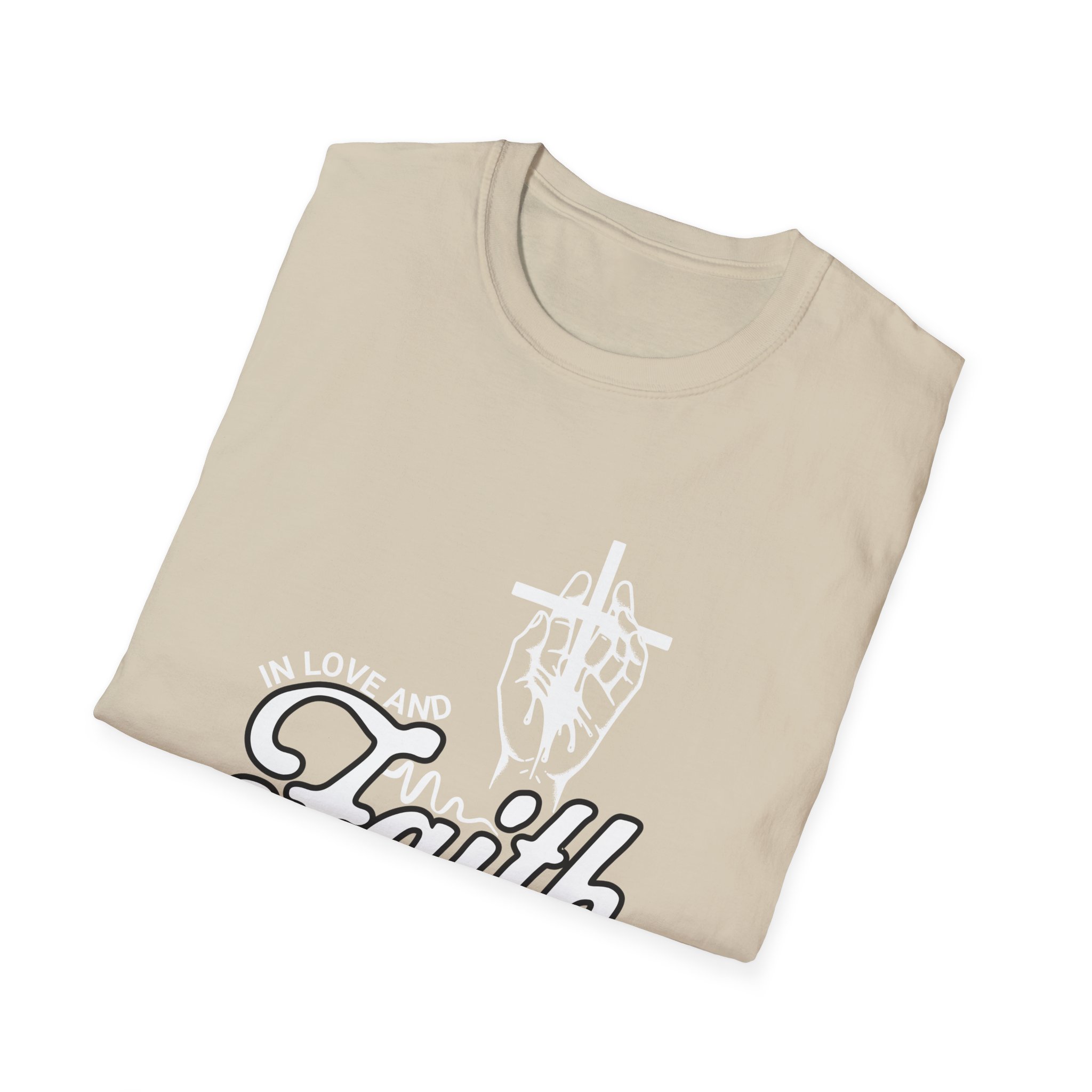 Faith Believe Unisex Softstyle T-Shirt - Image 2
