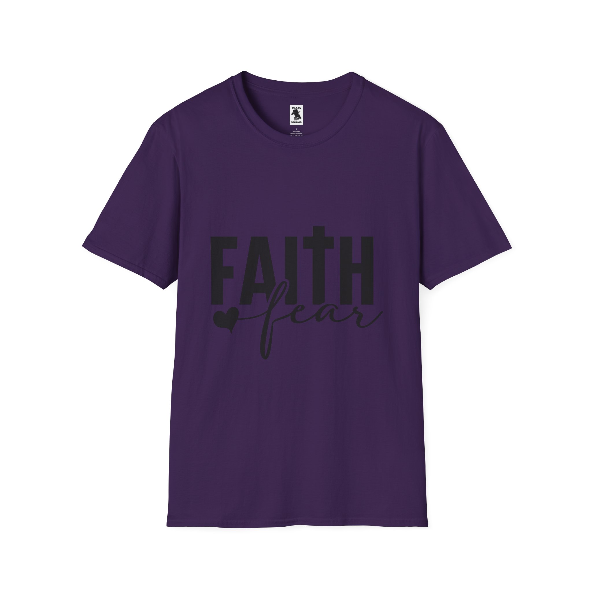 Faith Over Fear Unisex Softstyle T-Shirt - Image 29