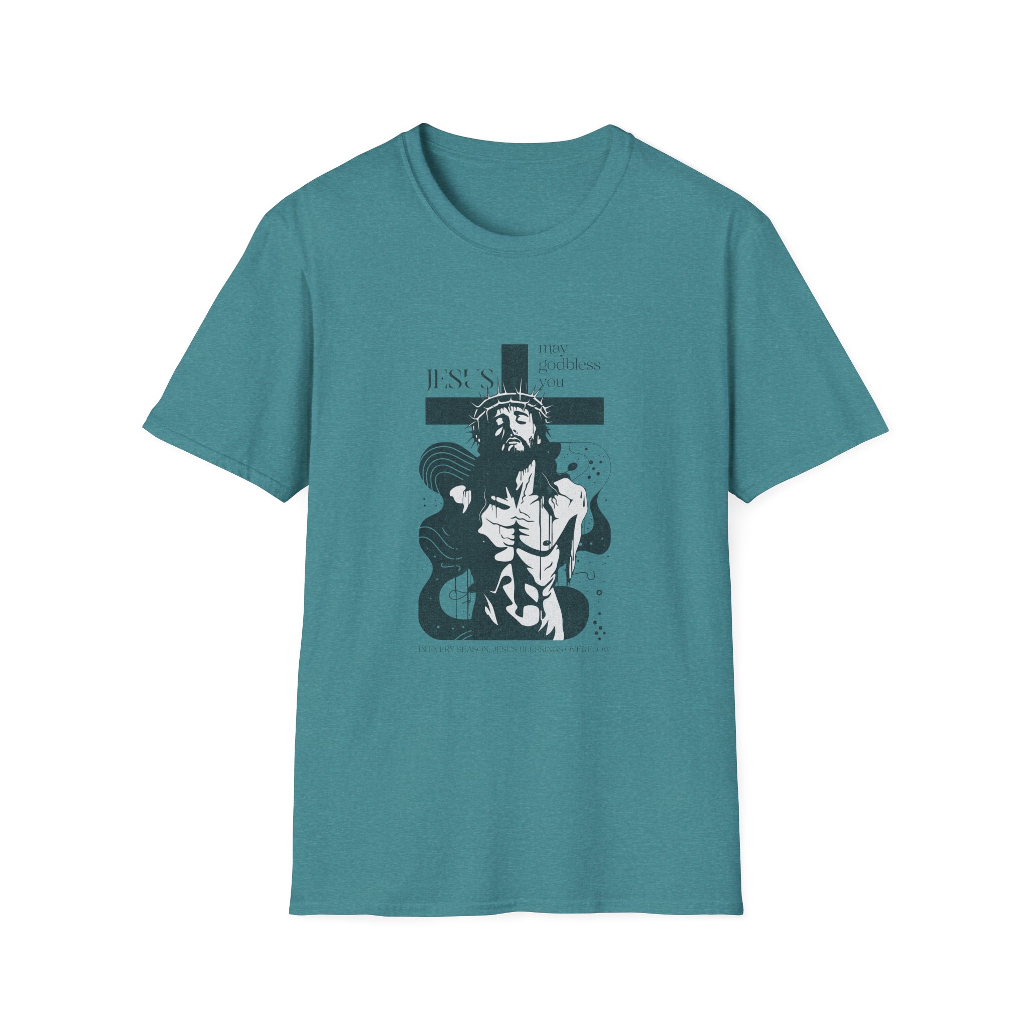 Stylized Jesus Cross Illustration (Religious Christian Tee) - Image 7