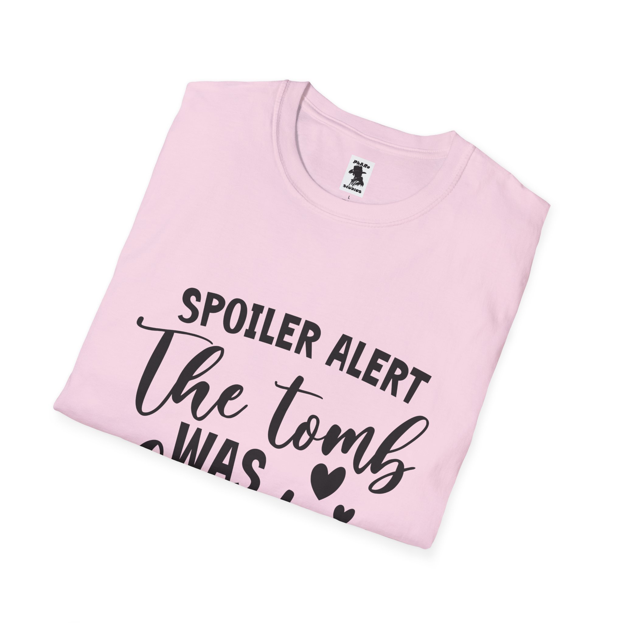 'Spoiler Alert: The Tomb Was Empty' Unisex Softstyle T-Shirt - Perfect for Easter and Celebrations! - Image 48