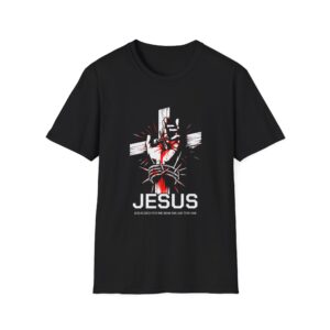 Jesus Cross T-Shirt — Crown of Thorns Faith Tee