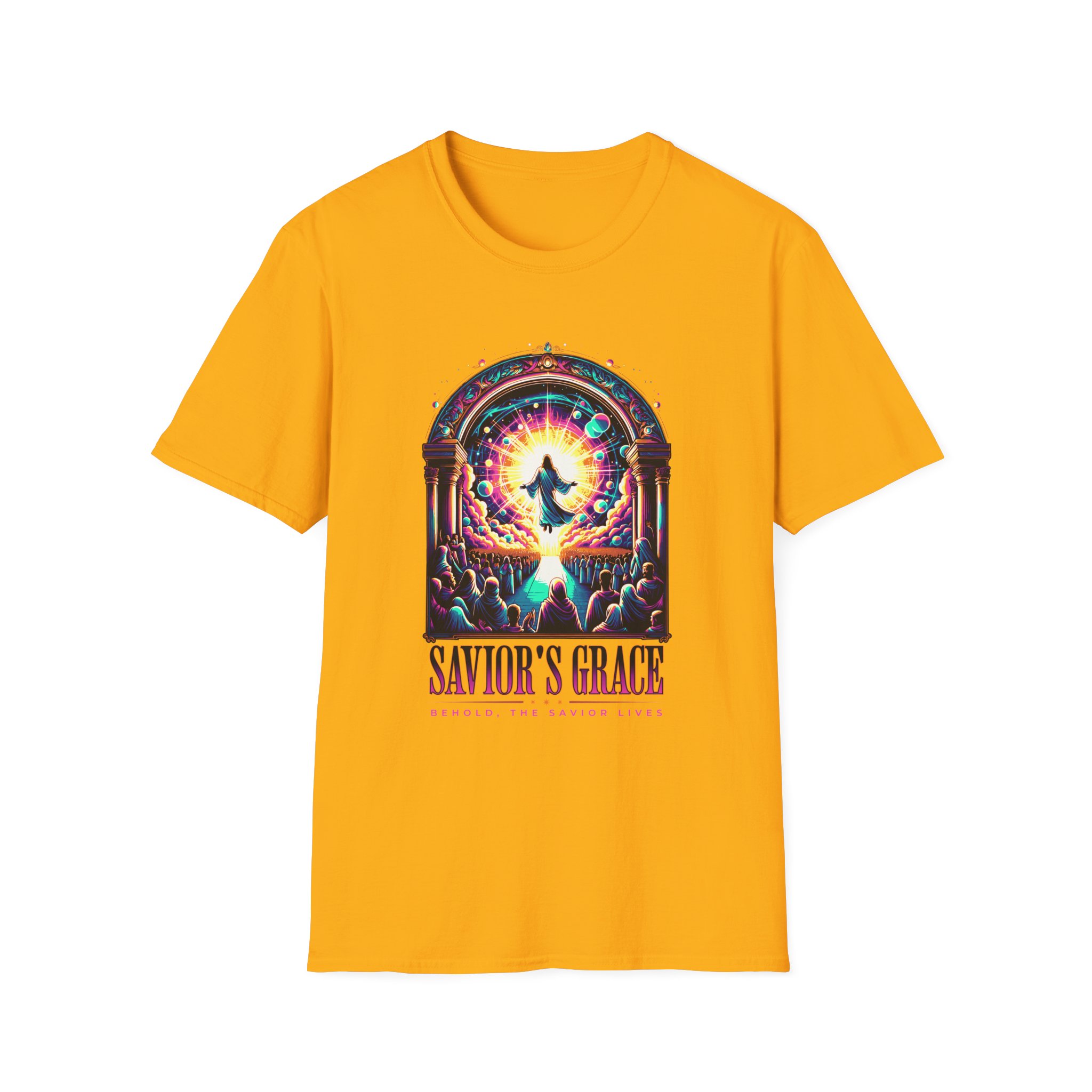 Savior's Grace T-Shirt — Radiant Christian Faith Graphic Tee - Image 7