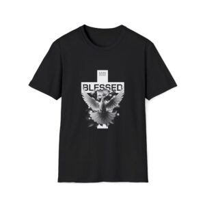 Blessed Dove T-Shirt — Christian Faith Cross Tee
