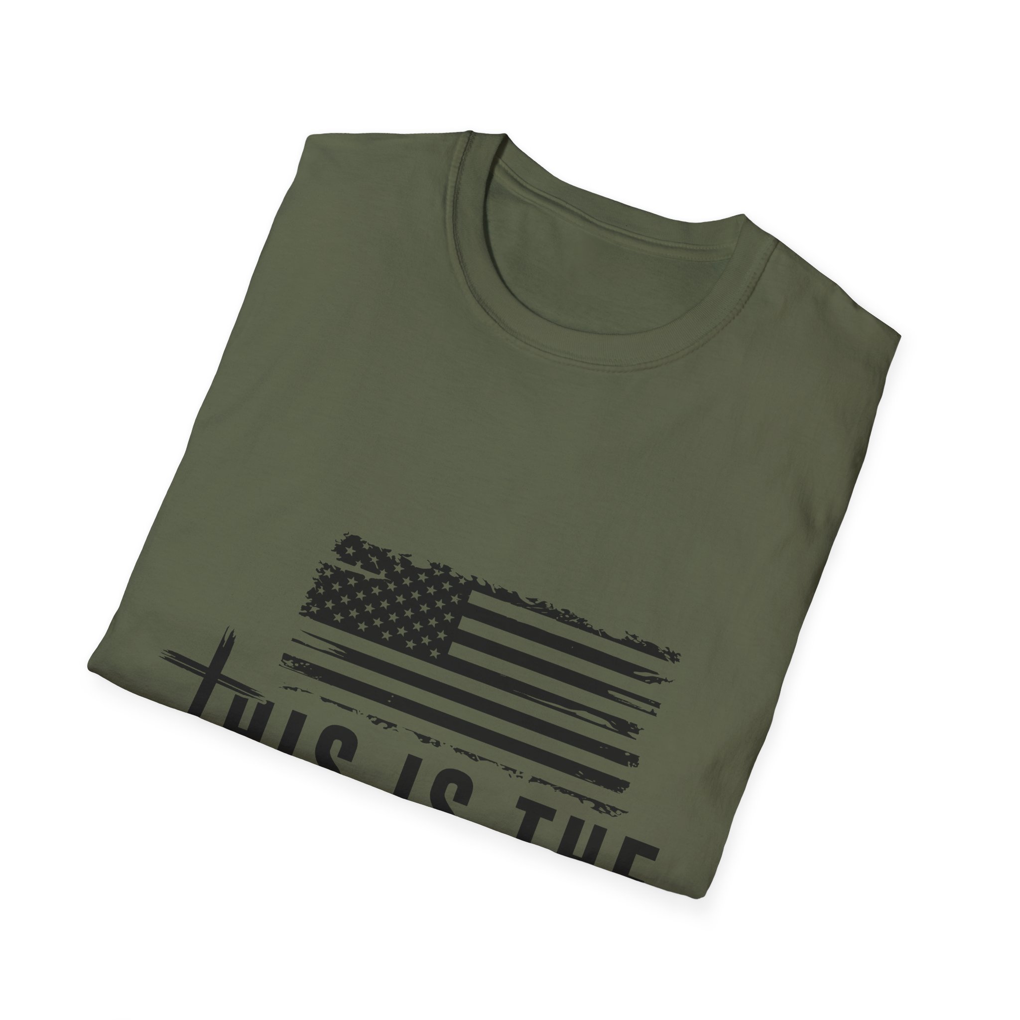 "This Is The Turning Point" Distressed American Flag Tee - Image 12