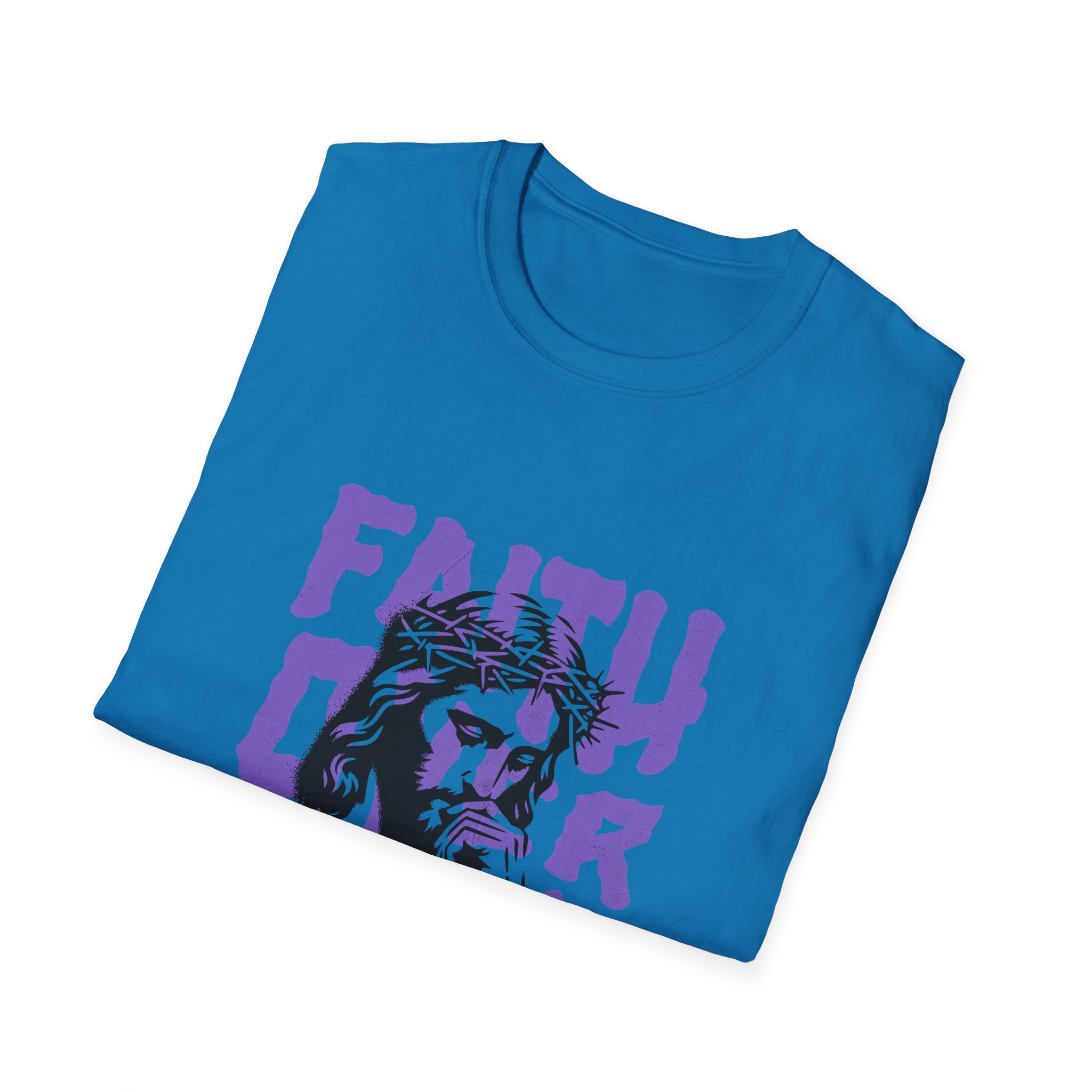 Faith Over Fear T-Shirt — Christian Jesus Graphic Tee (Faith Over Fear) - Image 12