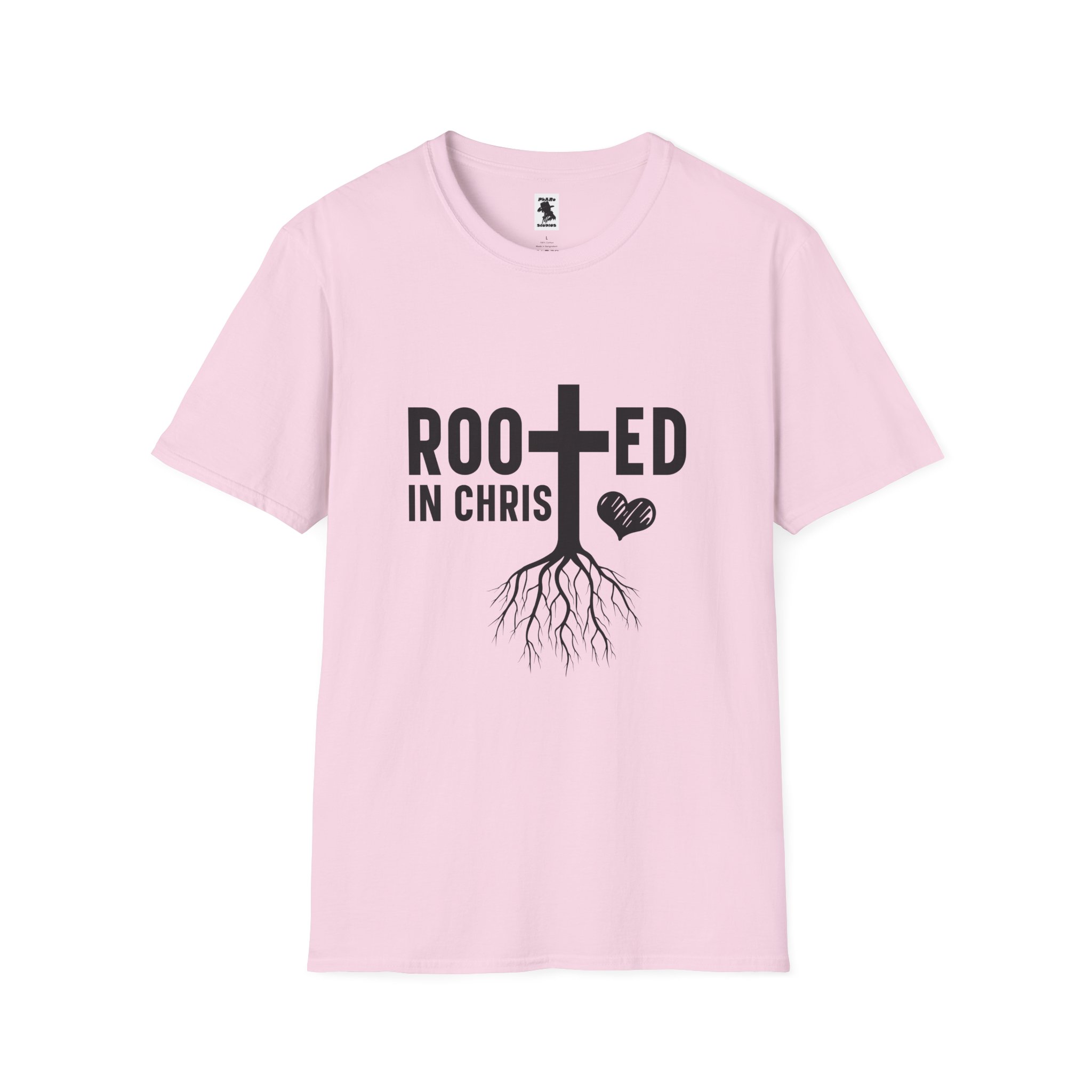 Rooted in Christ Unisex Softstyle T-Shirt - Image 33