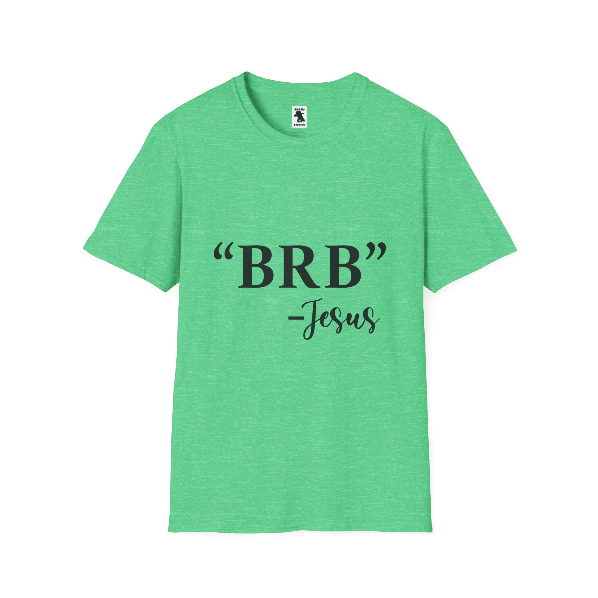BRB Jesus Unisex Softstyle T-Shirt - Casual Faith Tee for Everyday Comfort - Image 25