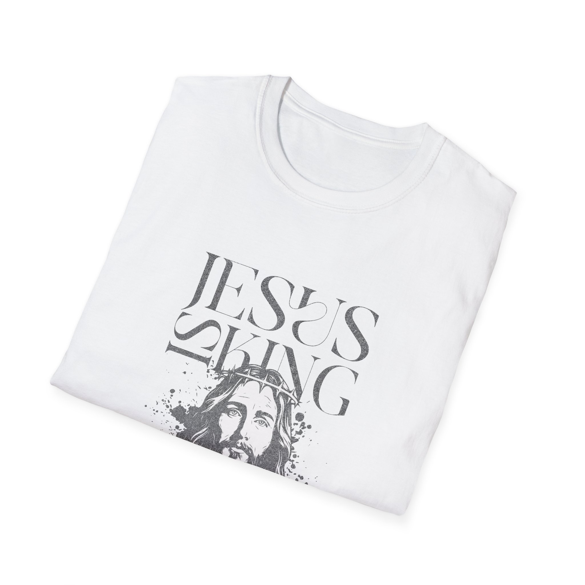 Jesus is King T-Shirt — Christian Faith Graphic Tee - Image 4