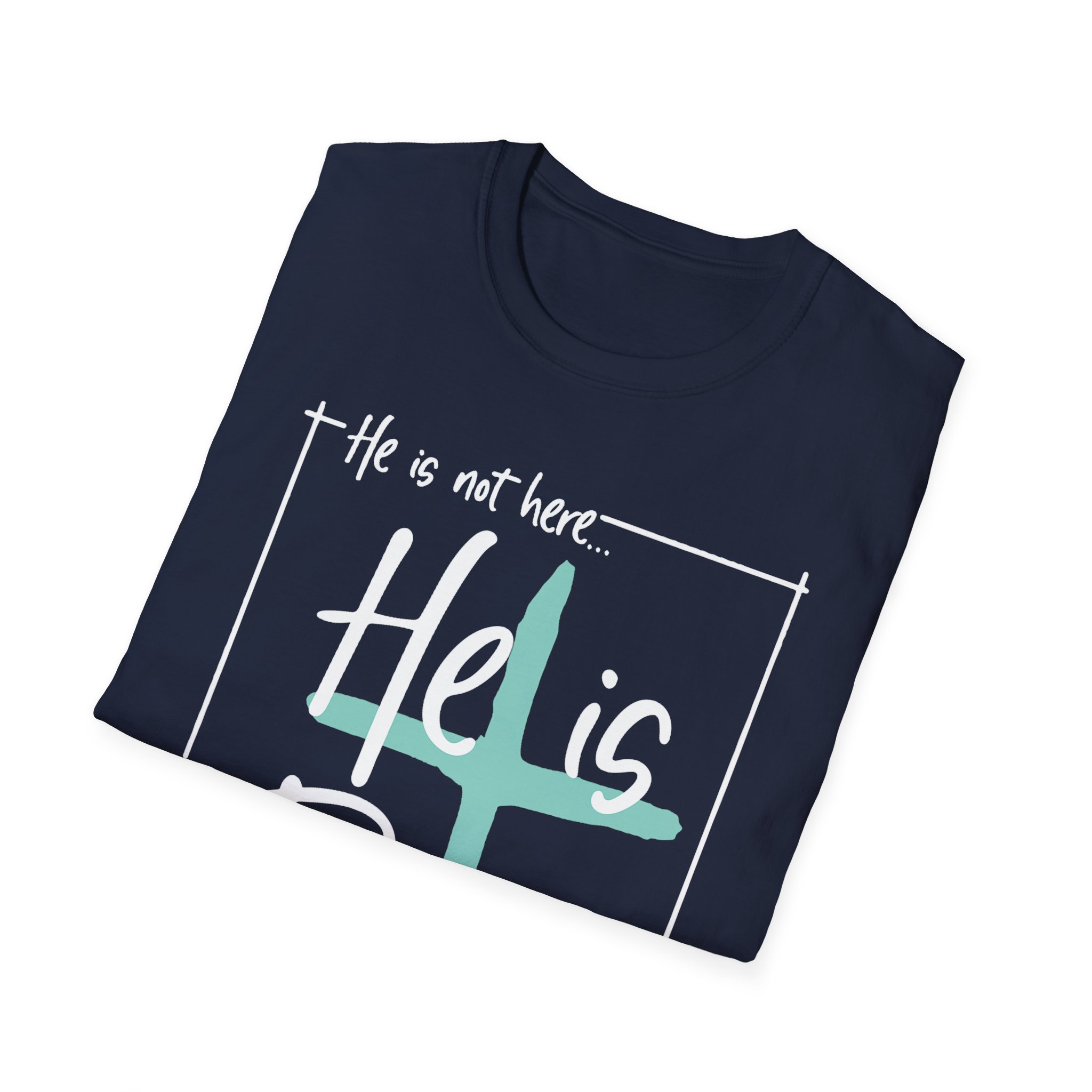 He Is Risen T-Shirt — Christian Easter Cross Tee - Image 16