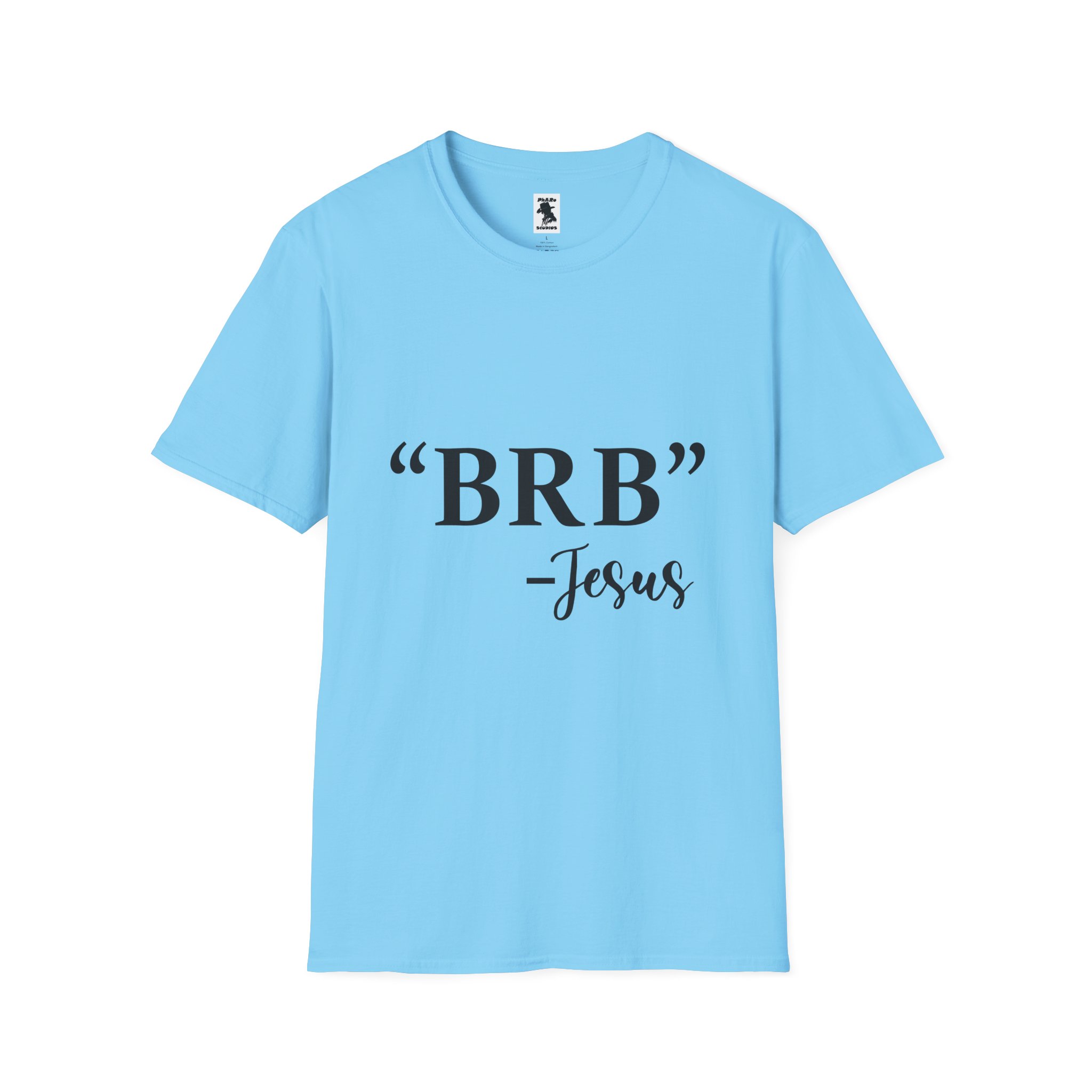 BRB Jesus Unisex Softstyle T-Shirt - Casual Faith Tee for Everyday Comfort - Image 29