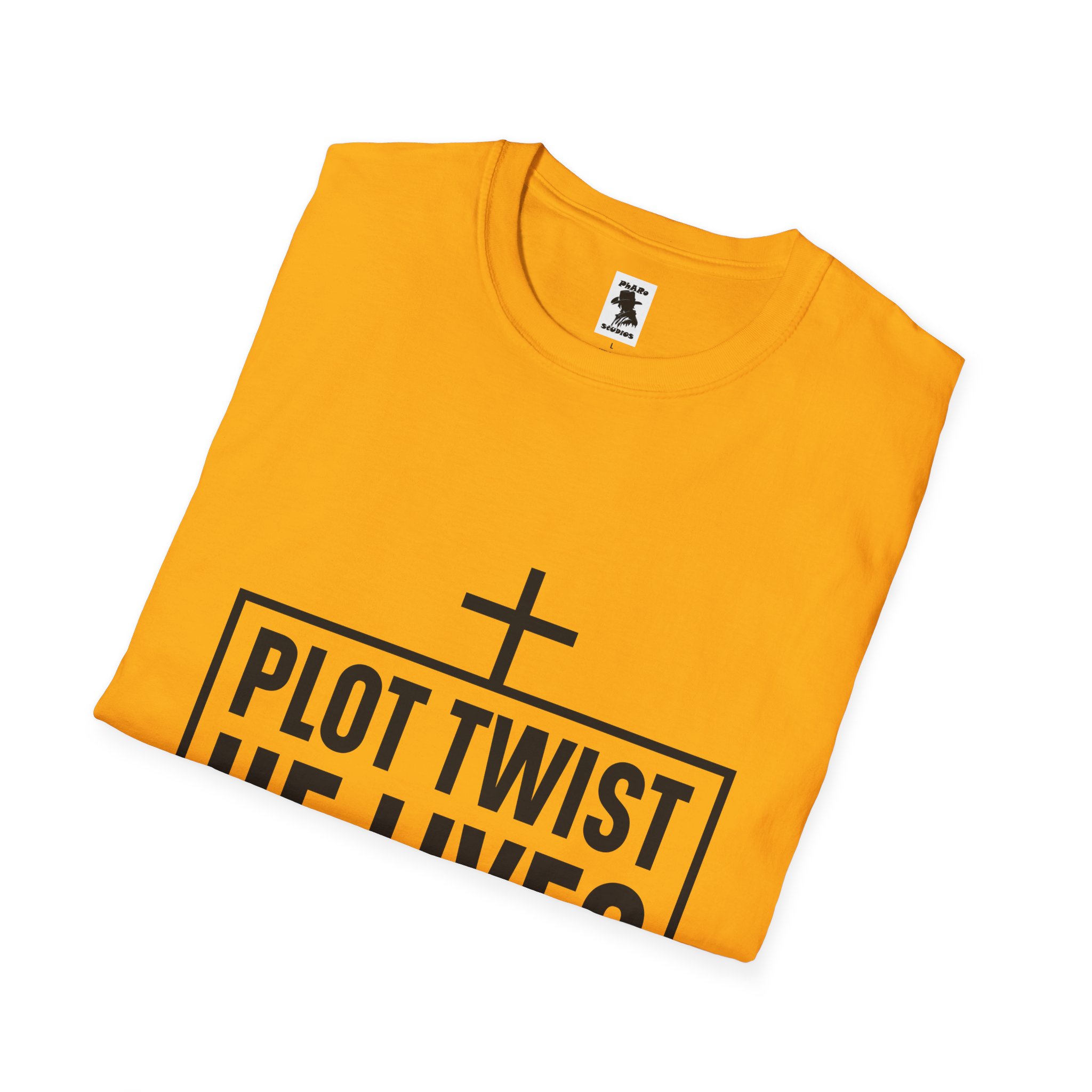 Unisex Softstyle T-Shirt - 'Plot Twist He Lives' Inspirational Faith Shirt - Image 24