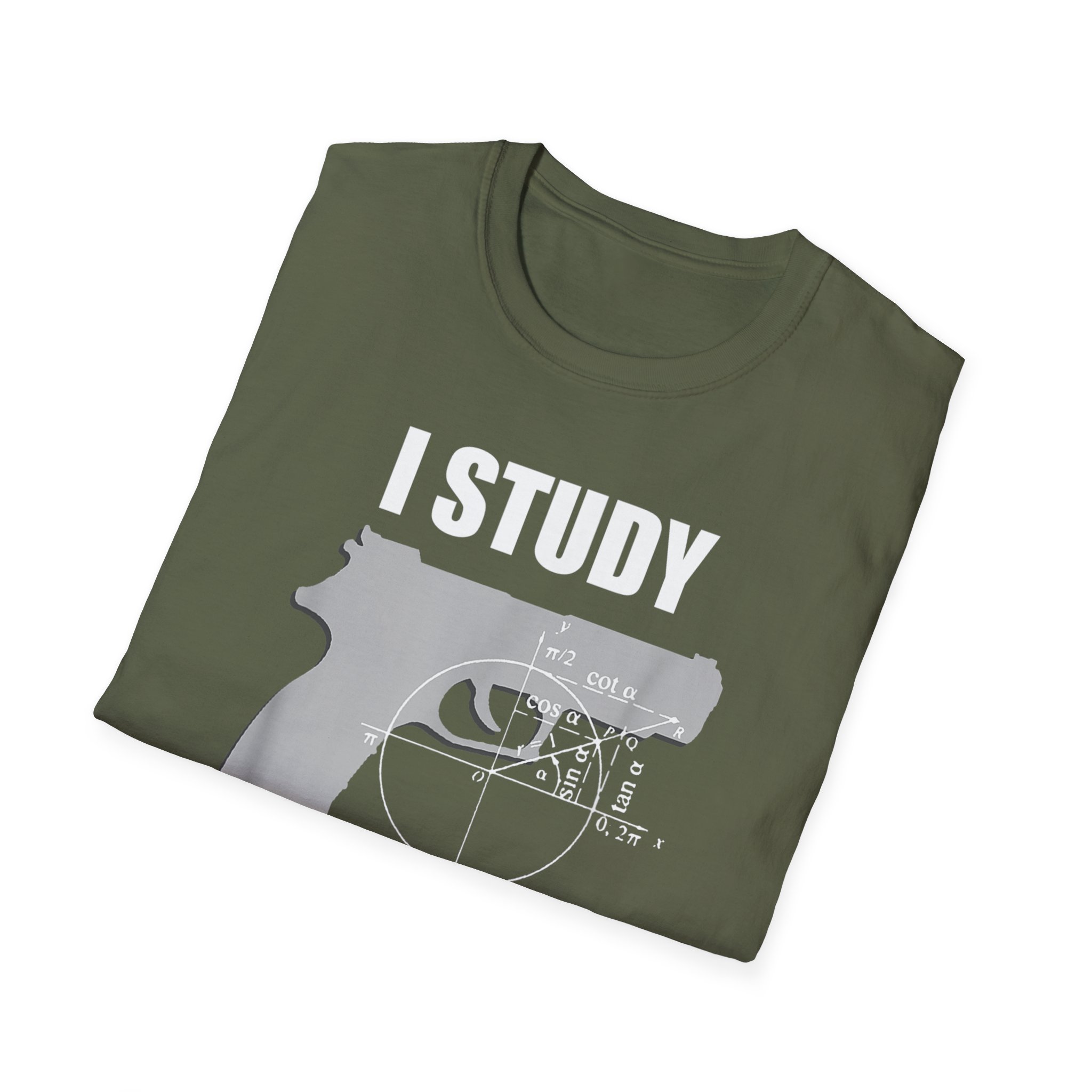 Triggernometry T-Shirt — “I Study Triggernometry” Gun Humor Tee - Image 2