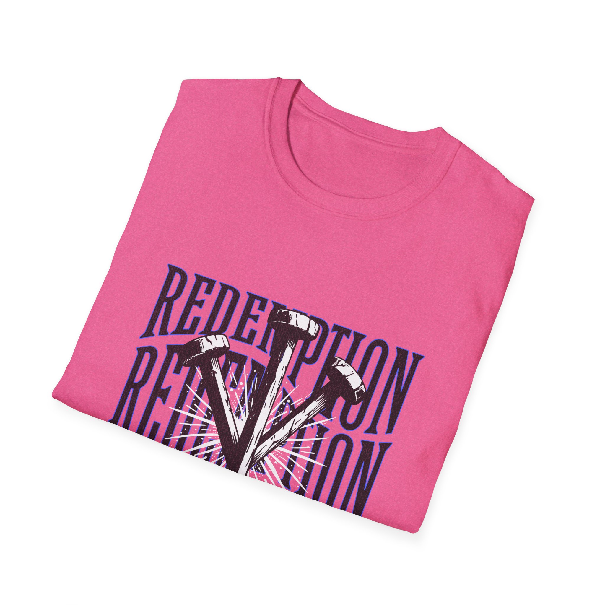 Redemption Cross T-Shirt — Christian Faith Graphic Tee - Image 24