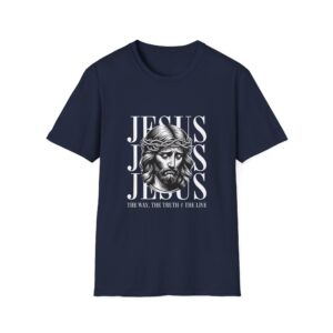 Jesus "The Way, The Truth, The Life" Christian Faith Tee