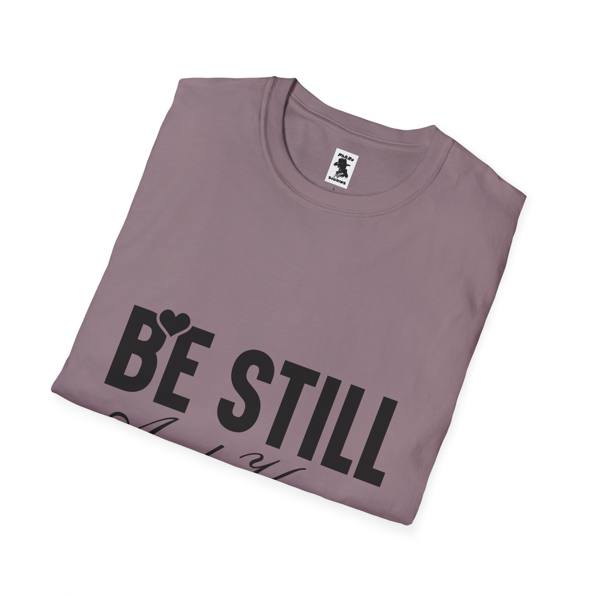 Be Still and Know Unisex Softstyle T-Shirt - Inspirational Christian Apparel - Image 44