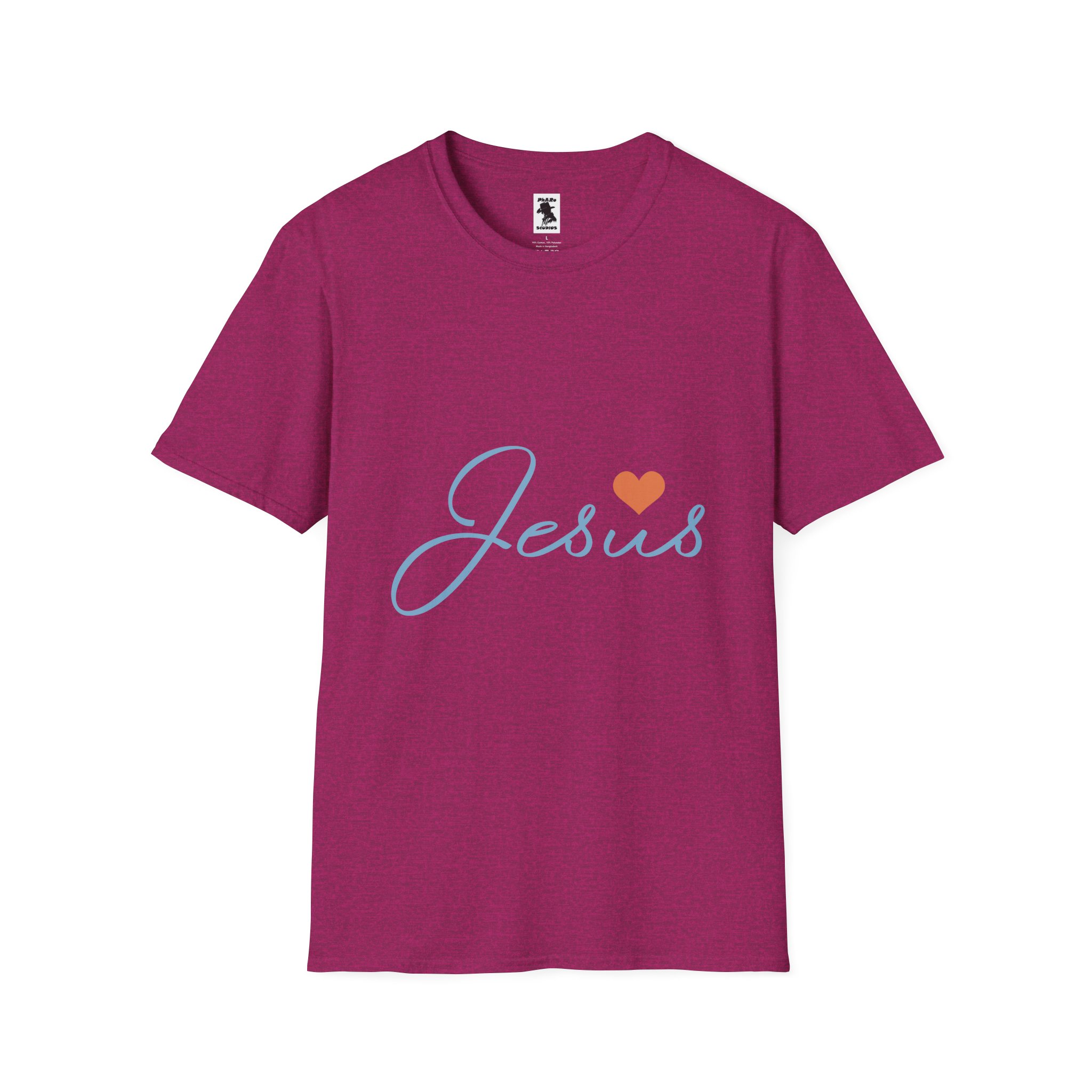 Jesus Love Unisex Softstyle T-Shirt - Faith-Inspired Casual Wear - Image 21