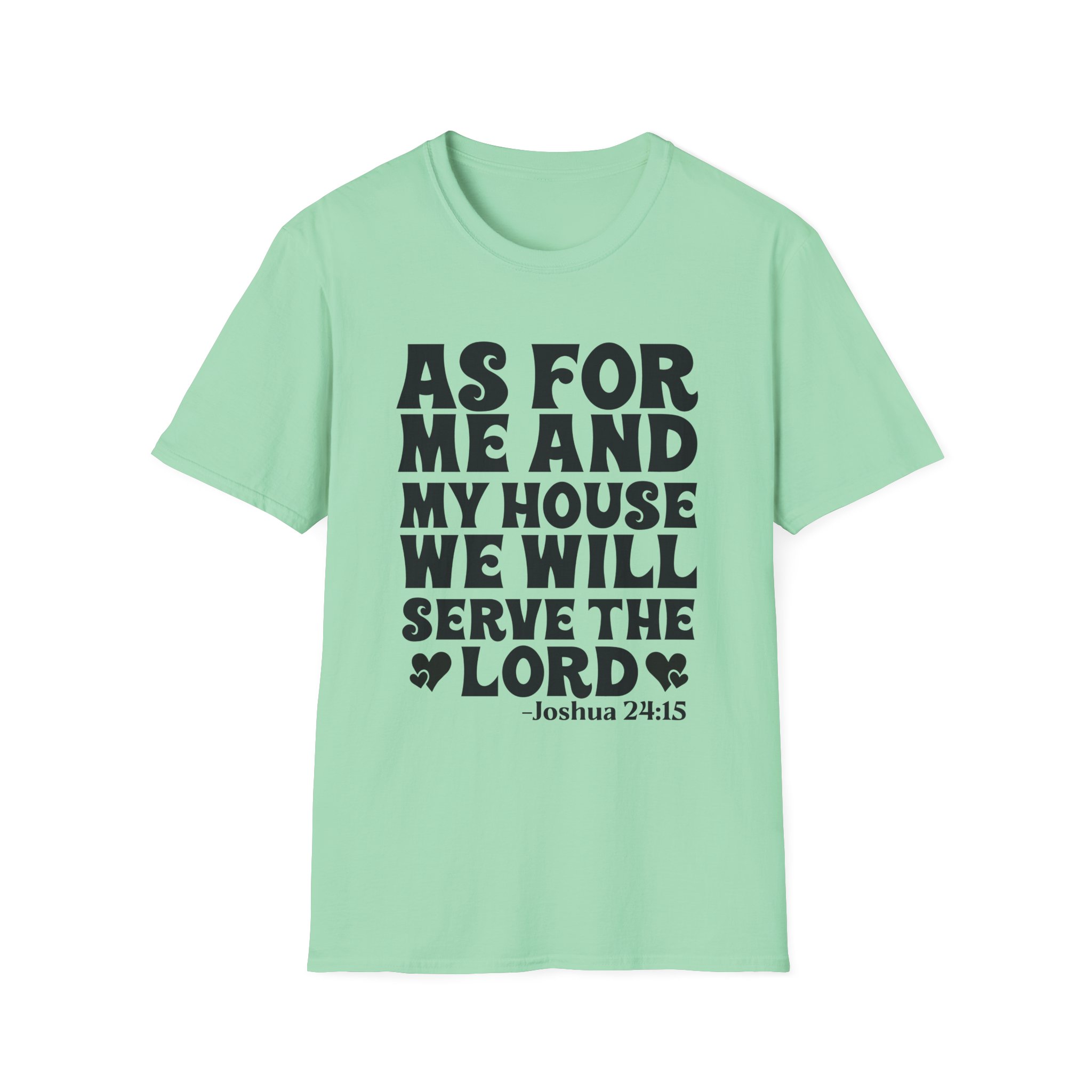 Serve the Lord T‑Shirt — "As For Me and My House" Joshua 24:15 Christian Tee - Image 21