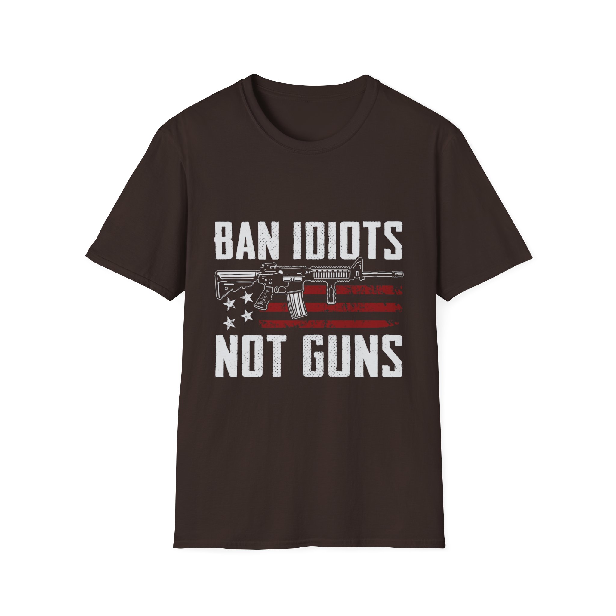 Ban Idiots Not Guns T-Shirt — Political Statement Tee for Gun Safety Advocates - Image 7