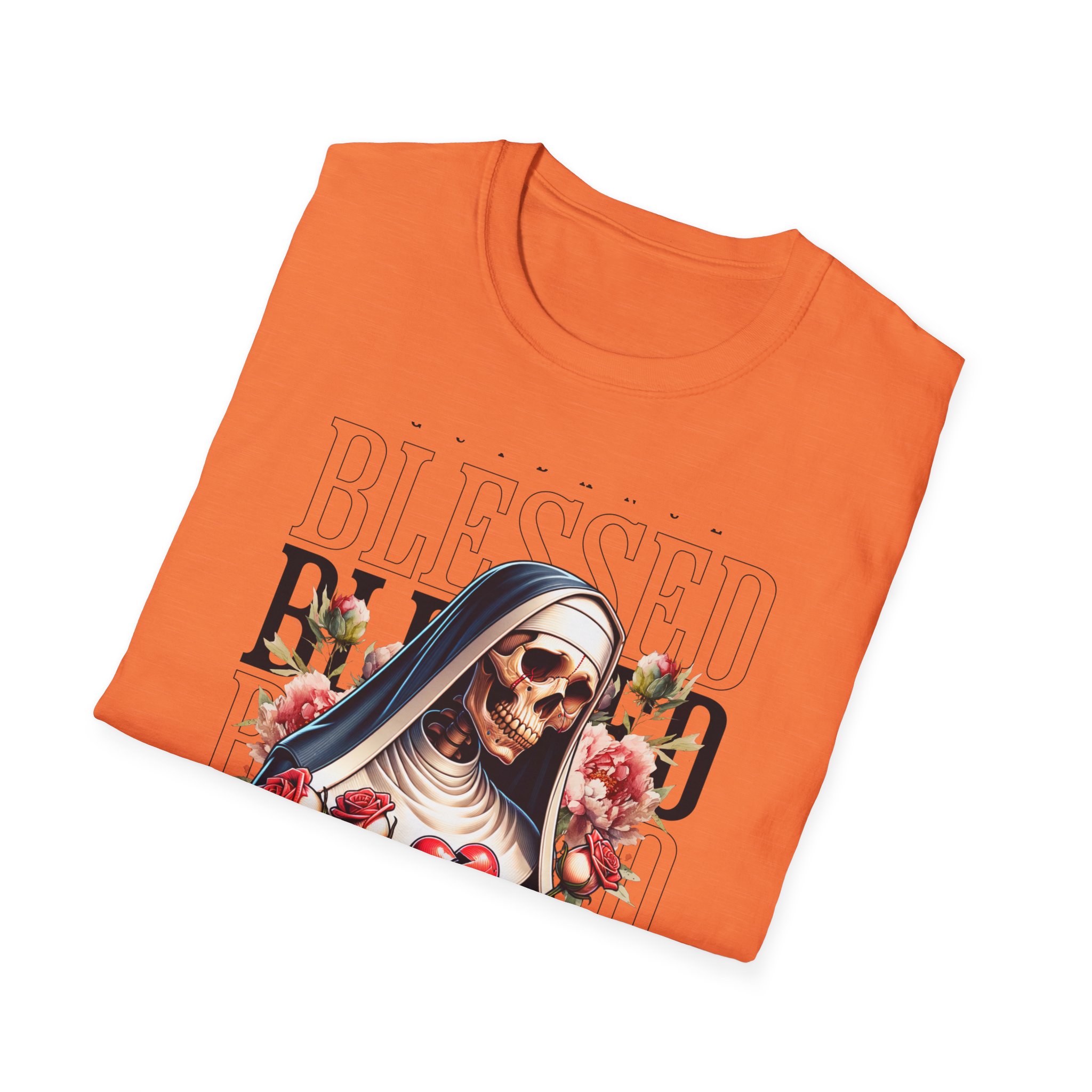 Blessed Nun T-Shirt — "Overflowing Blessings" Graphic Tee - Image 6