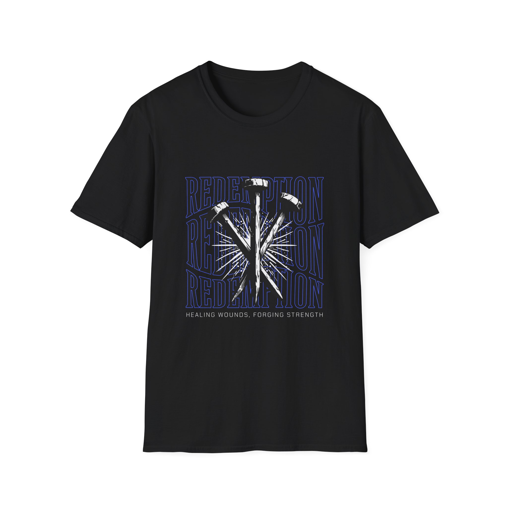 Redemption Cross T-Shirt — Christian Faith Graphic Tee - Image 7