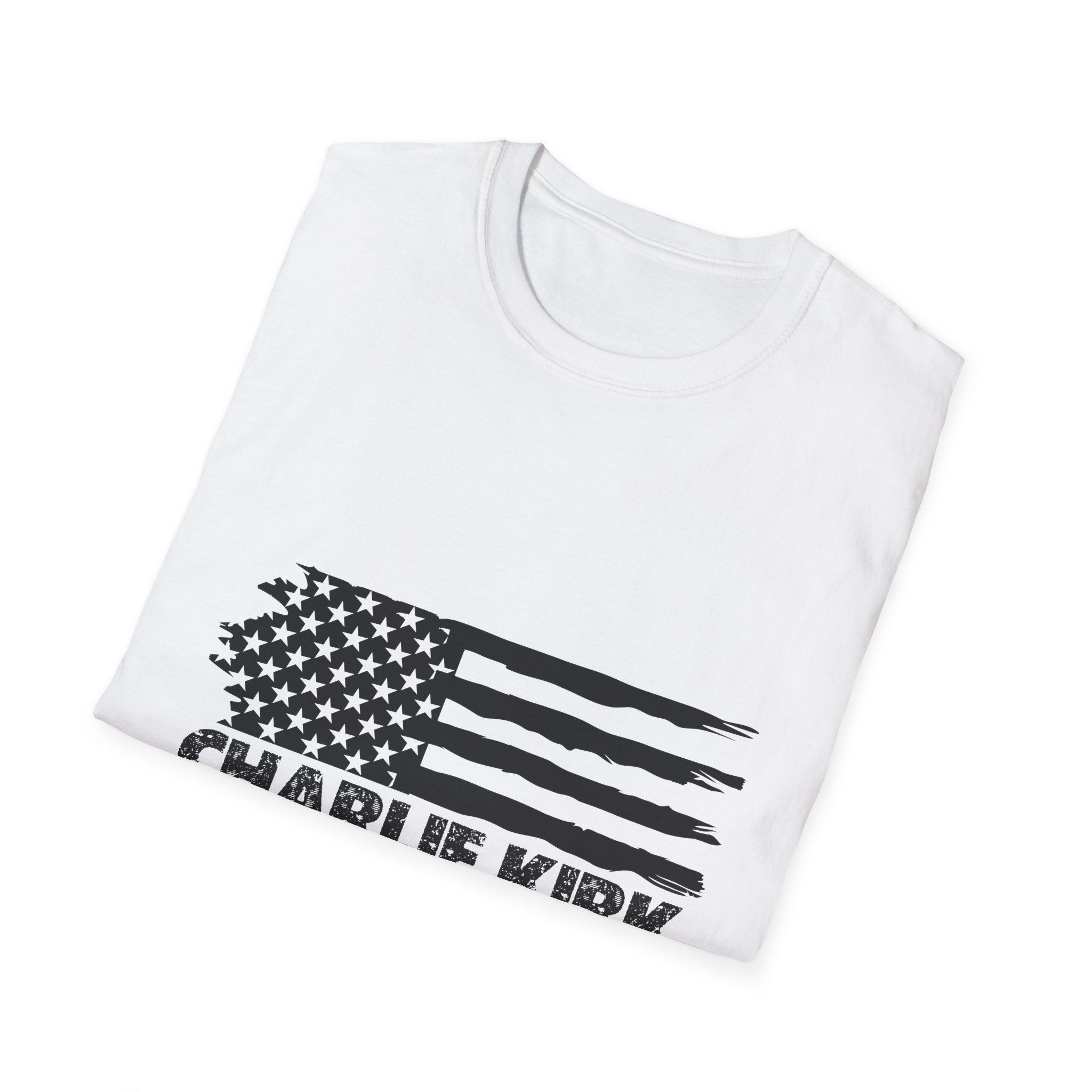 Charlie Kirk American Flag T-Shirt - Image 4